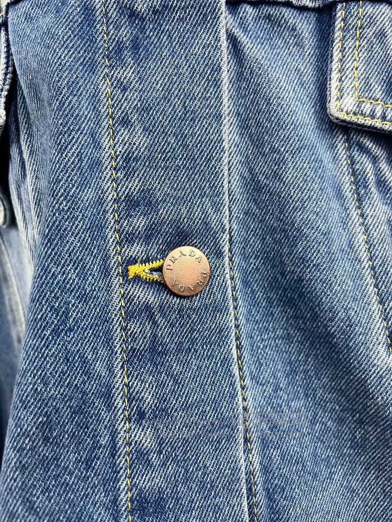 Prada Prada New denim jacket Size L / US 10 / IT 46 - 2 Thumbnail