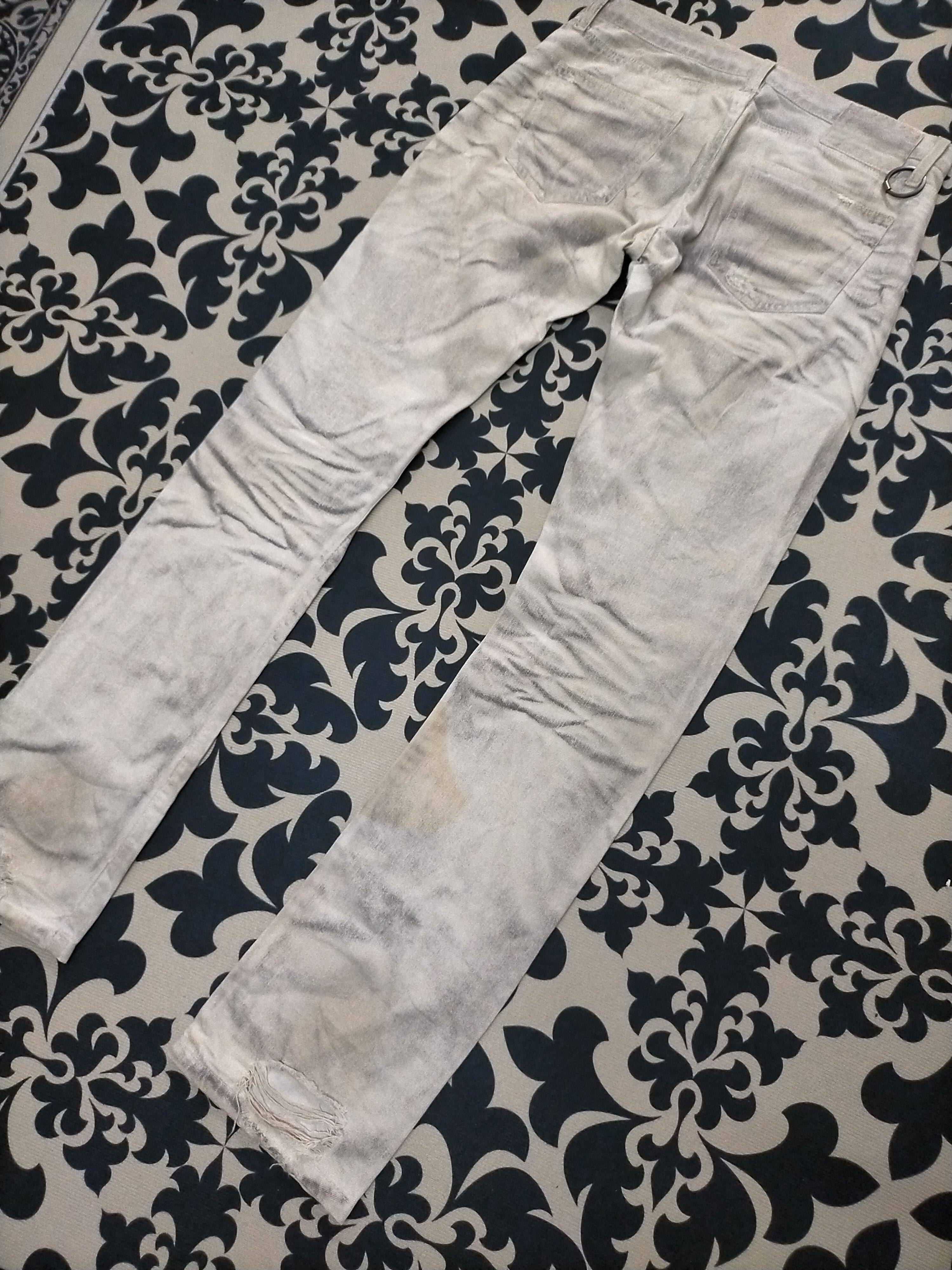 If Six Was Nine × Ring Milano 🔥Rare🔥Ring Milano Distressed Ripped Sick Insane Jeans Size US 30 / EU 46 - 8 Thumbnail