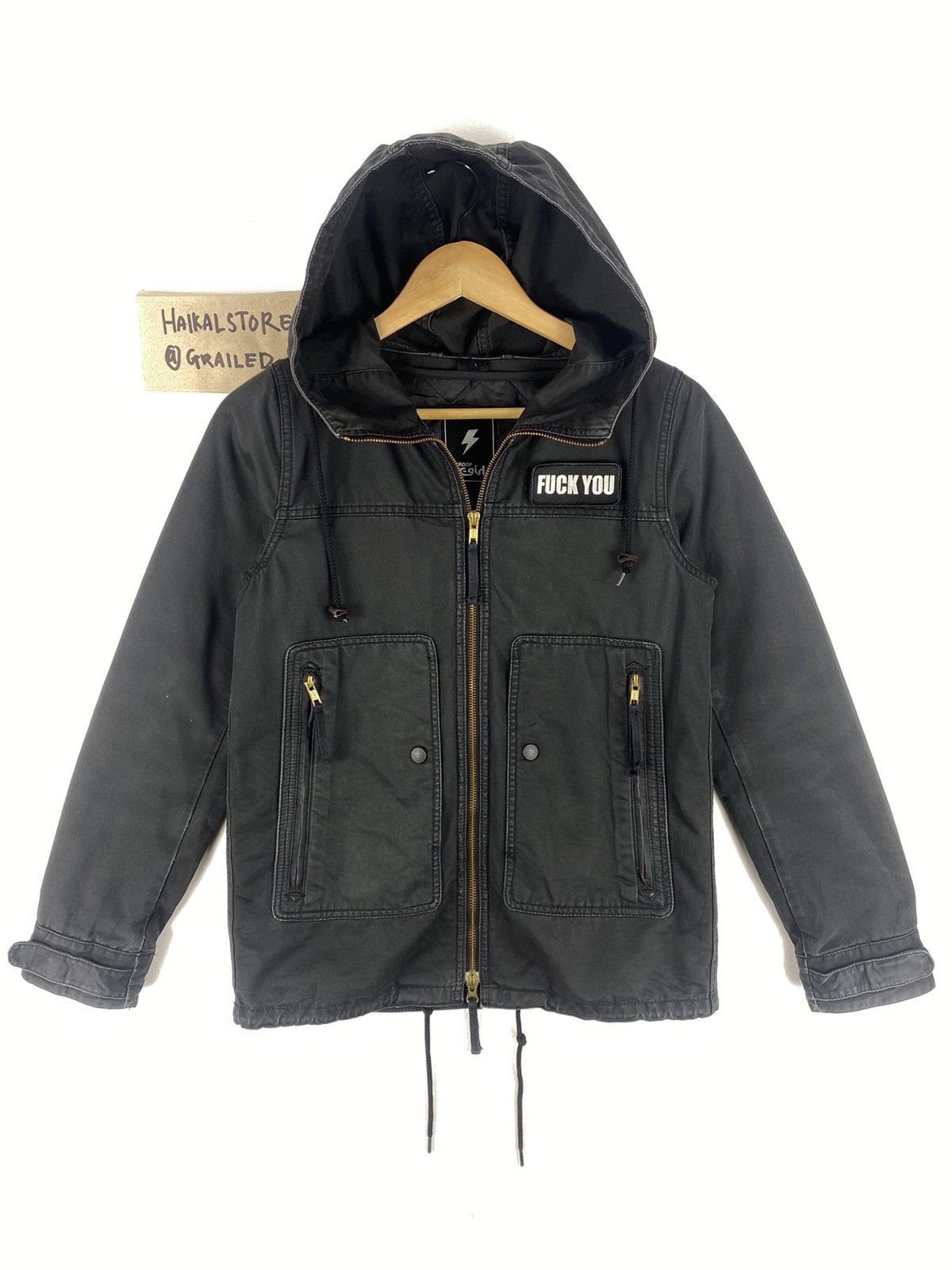 Japanese Brand Vintage X-girl Troop zipper Jacket Size US XXS / EU 40 - 1 Thumbnail