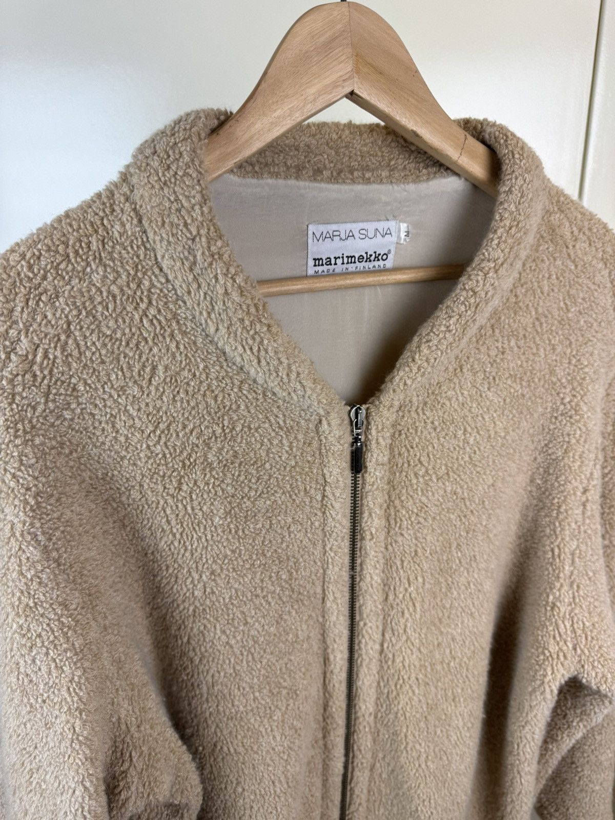 Marimekko Marimekko vintage Sherpa Teddy wool coat zip jacket M over Size M / US 6-8 / IT 42-44 - 11 Thumbnail