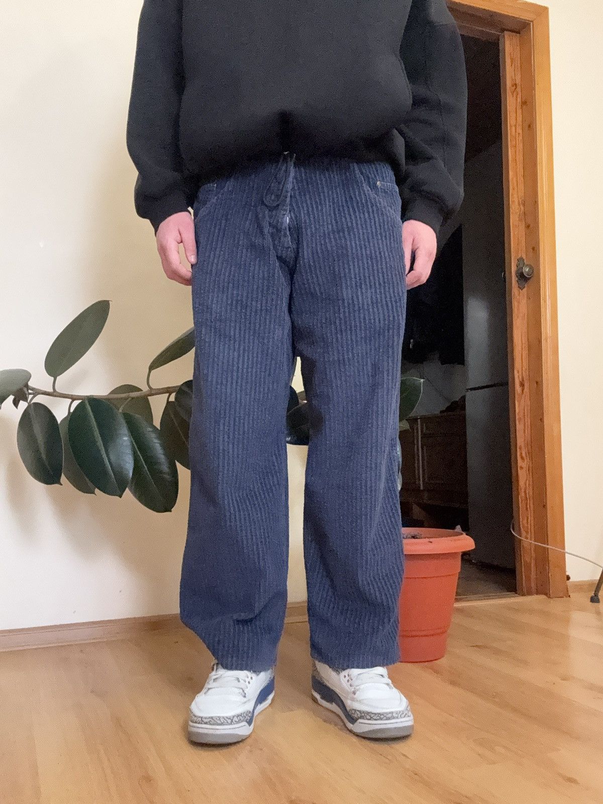 Menace Vintage 90s Menace Pants USA Skateboard Corduroy 34 Purple Size US 34 / EU 50 - 22 Thumbnail