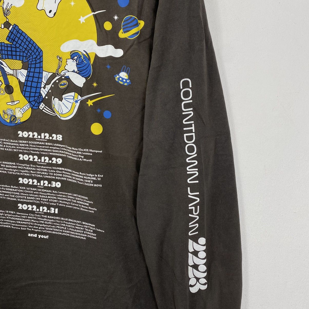 Band Tees Rockin’on Countdown Japan 22/23 Long Sleeve Tour Tee L Size US L / EU 52-54 / 3 - 6 Thumbnail
