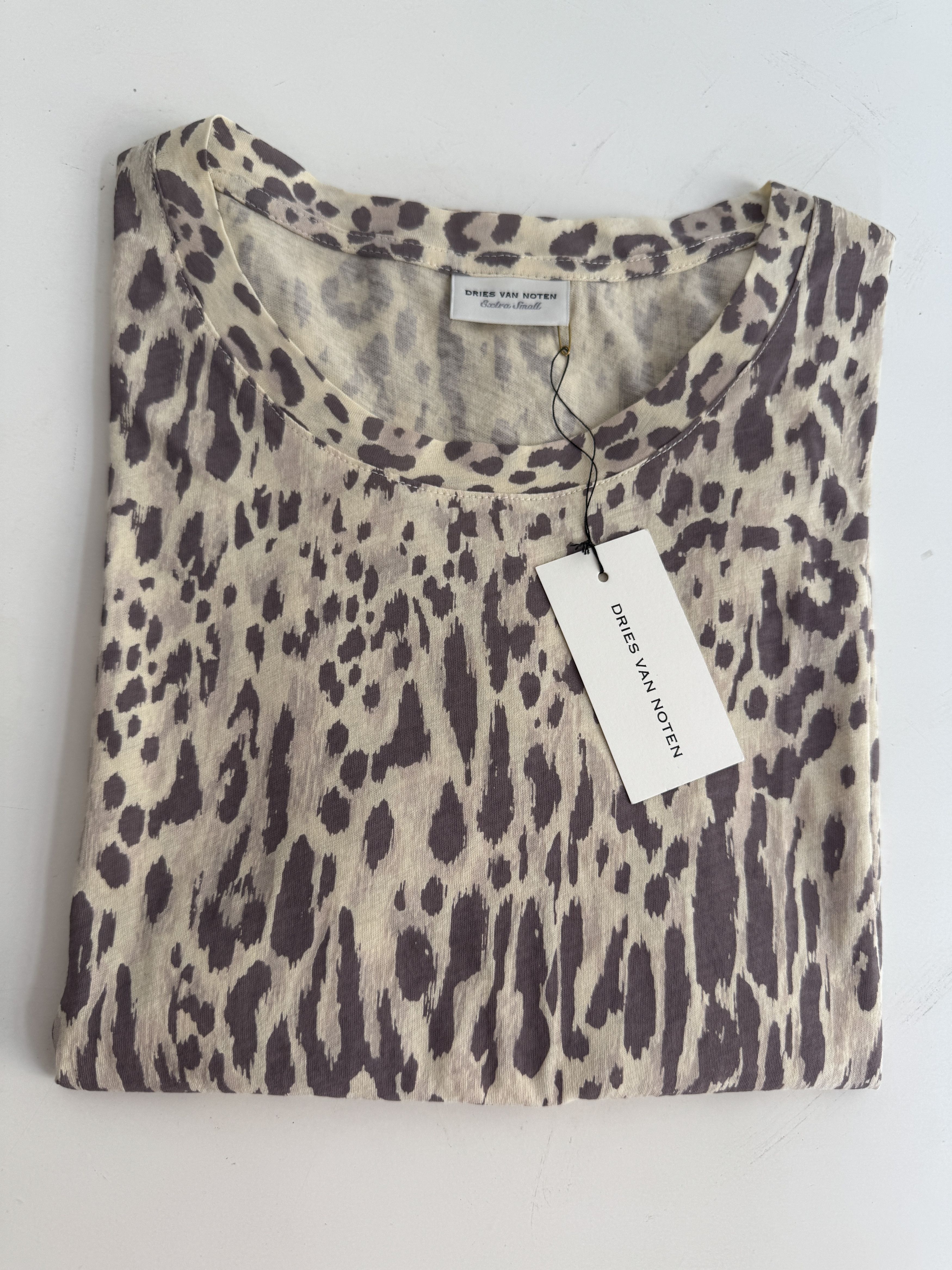 Dries Van Noten Leopar Print Long-Sleeved Top Size XS / US 0-2 / IT 36-38 - 5 Thumbnail