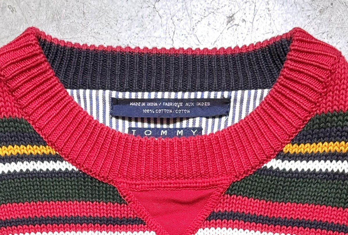 Tommy Hilfiger × Vintage Vintage Vintage 90’s Tommy Hilfiger Striped Sweater sz XL Size US XL / EU 56 / 4 - 3 Thumbnail