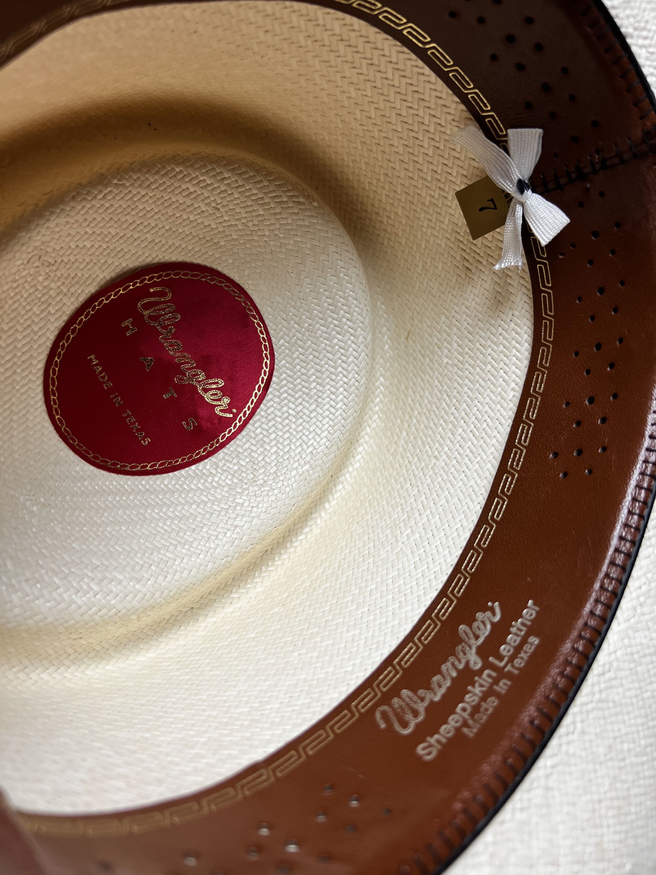 Wrangler Vintage Wrangler Western Straw Sheepskin Cowboy Hat Size ONE SIZE - 5 Thumbnail