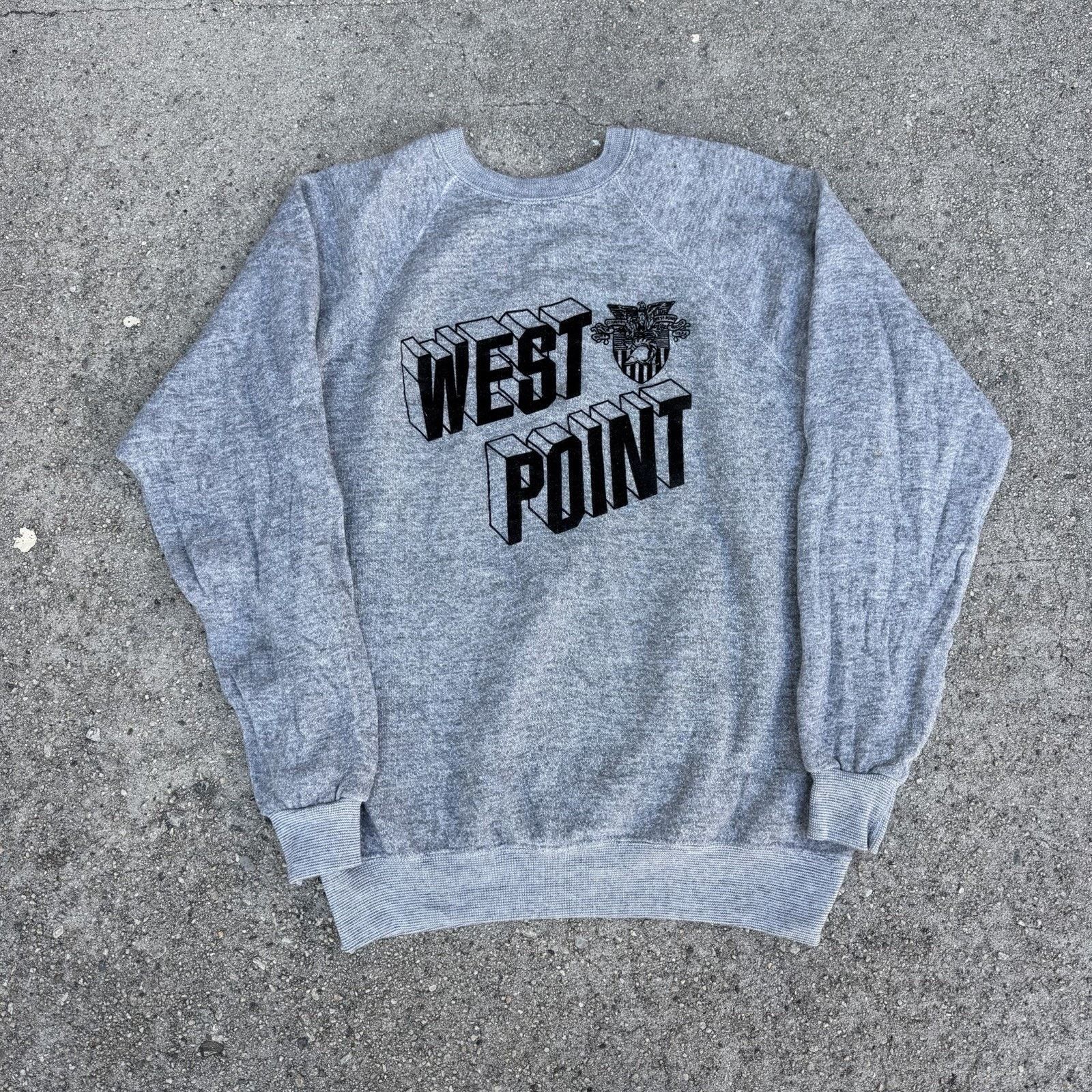 NCAA × Vintage Vintage 80s Artex West Point Raglan Sweatshirt US Army Size US L / EU 52-54 / 3 - 2 Thumbnail