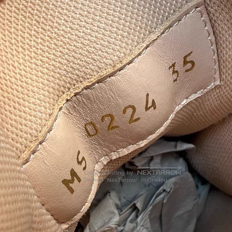 Louis Vuitton Louis Vuitton Trainer's new lychee peel white powder shoes Size US 4.5 / IT 34.5 - 8 Thumbnail