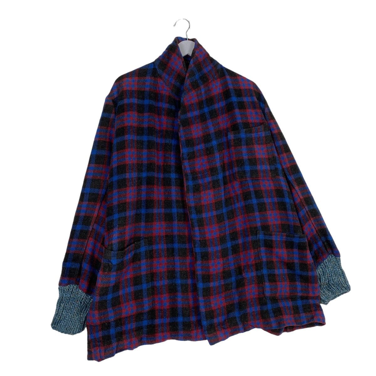Austin Reed Austin Reed Tartan Design Wool Coat Jacket Size US L / EU 52-54 / 3 - 3 Thumbnail