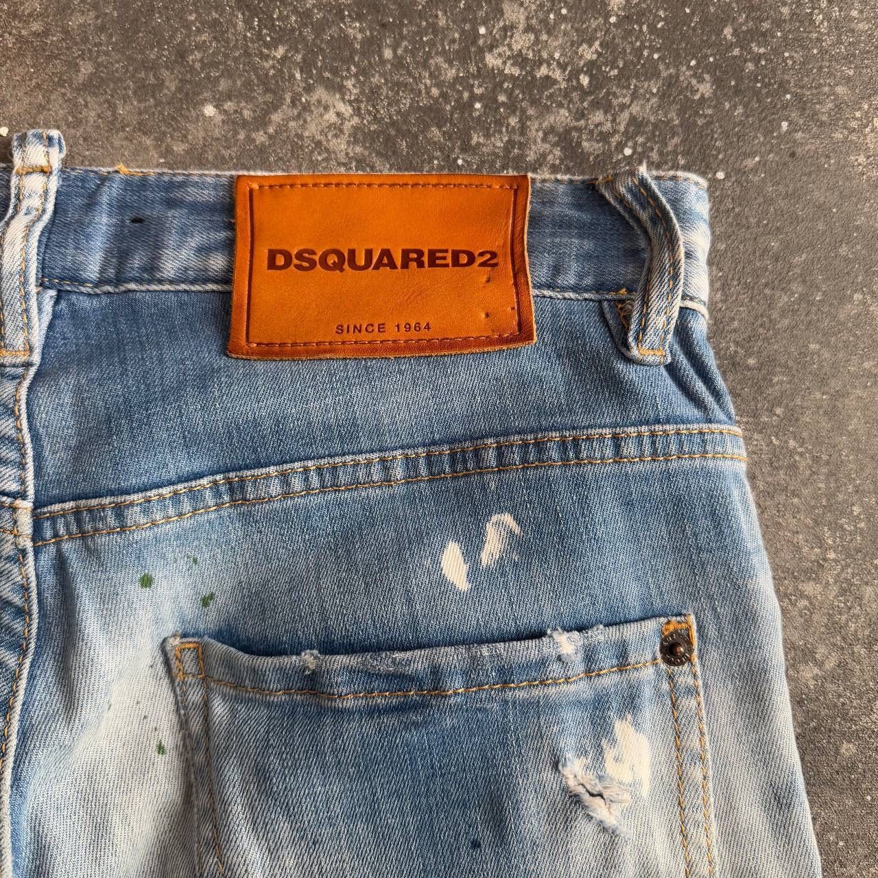 Dsquared2 × Vintage Dsquared2 Amazing Distressed Jeans Size 32" / US 10 / IT 46 - 13 Thumbnail