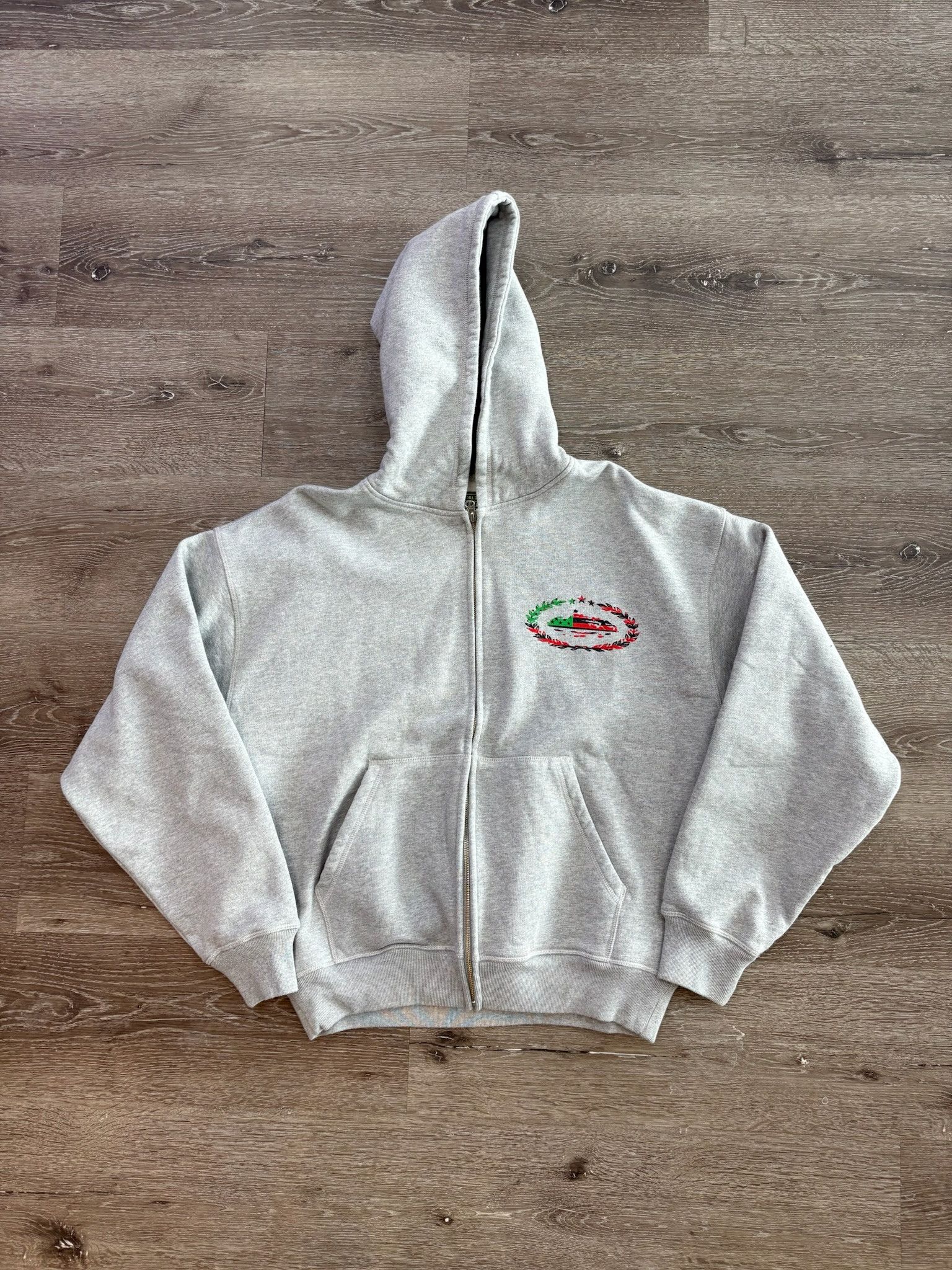 DENIM TEARS Corteiz x Denim Tears "Cortears Royale" Zip Hoodie Size US M / EU 48-50 / 2 - 1 Thumbnail