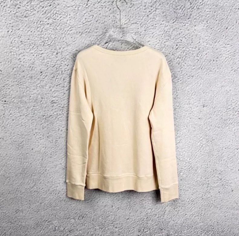 Gucci Gucci Beige graffiti letter belt printed round-neck sweats Size US M / EU 48-50 / 2 - 2 Thumbnail