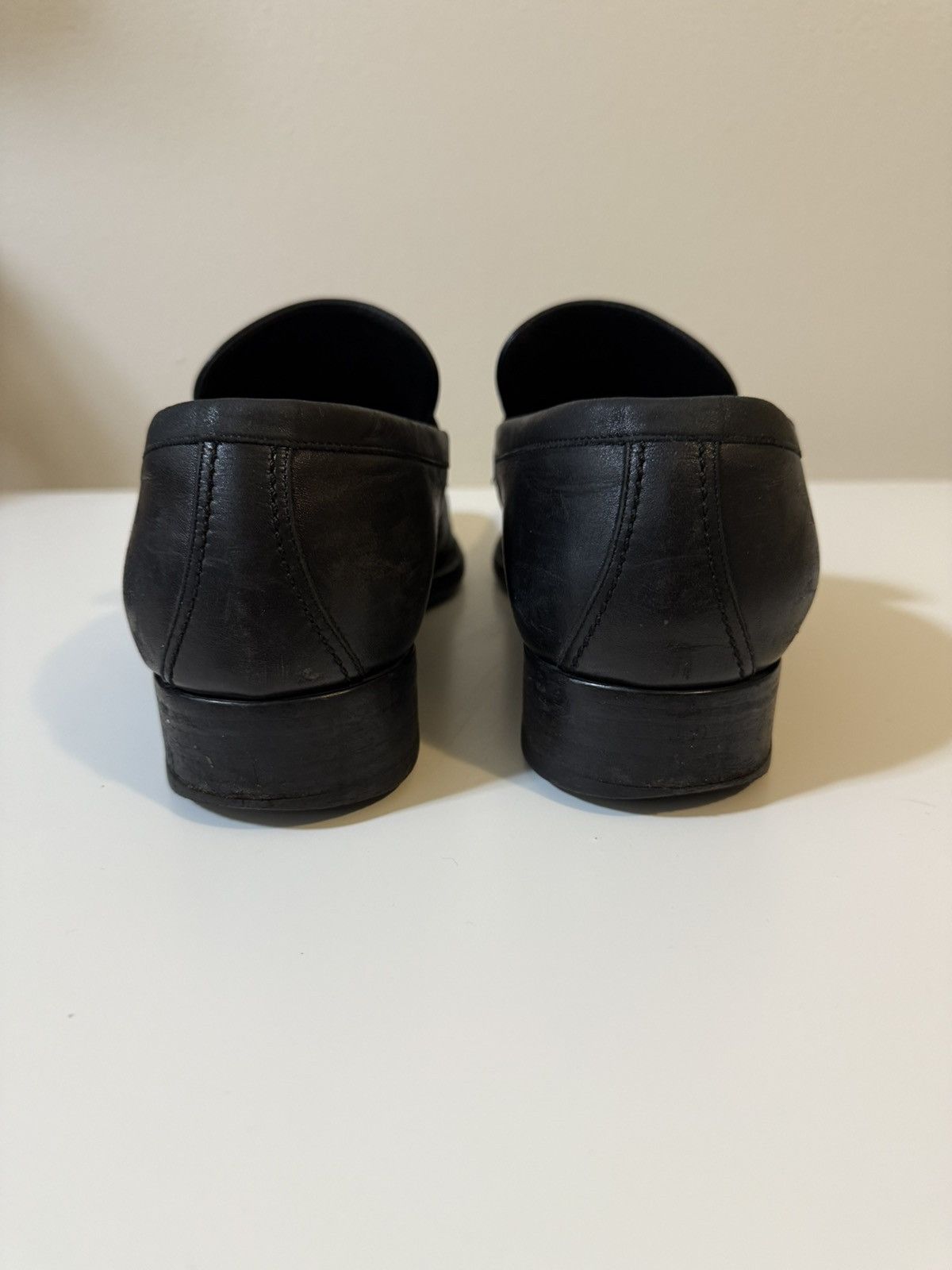 Gucci Gucci Interlocking G Logo Leather Loafers Size US 8 / EU 41 - 7 Thumbnail