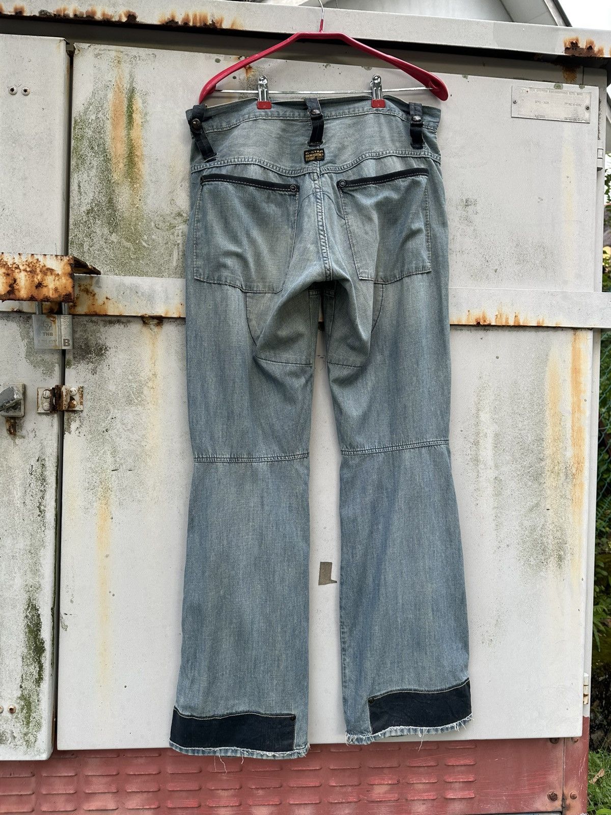 Vintage 👹Vintage G-Star Distressed Baggy Jeans Size US 32 / EU 48 - 7 Thumbnail