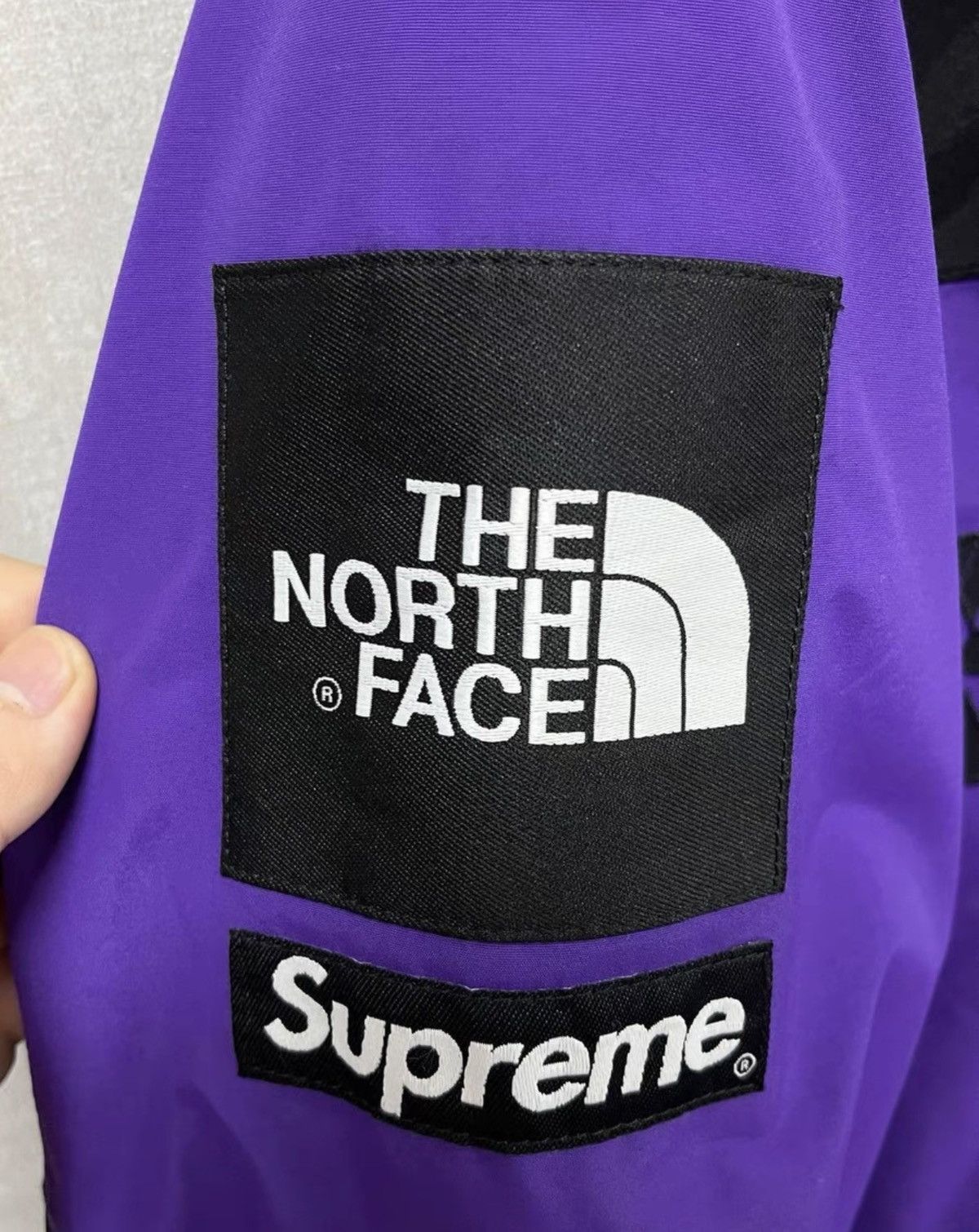 Supreme tnf the north face arc logo mountain parka jacket