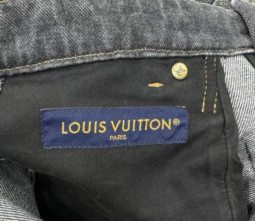 Louis Vuitton LOUIS VUITTON 36 Flower Monogram Denim Jeans Size US 36 / EU 52 - 6 Thumbnail
