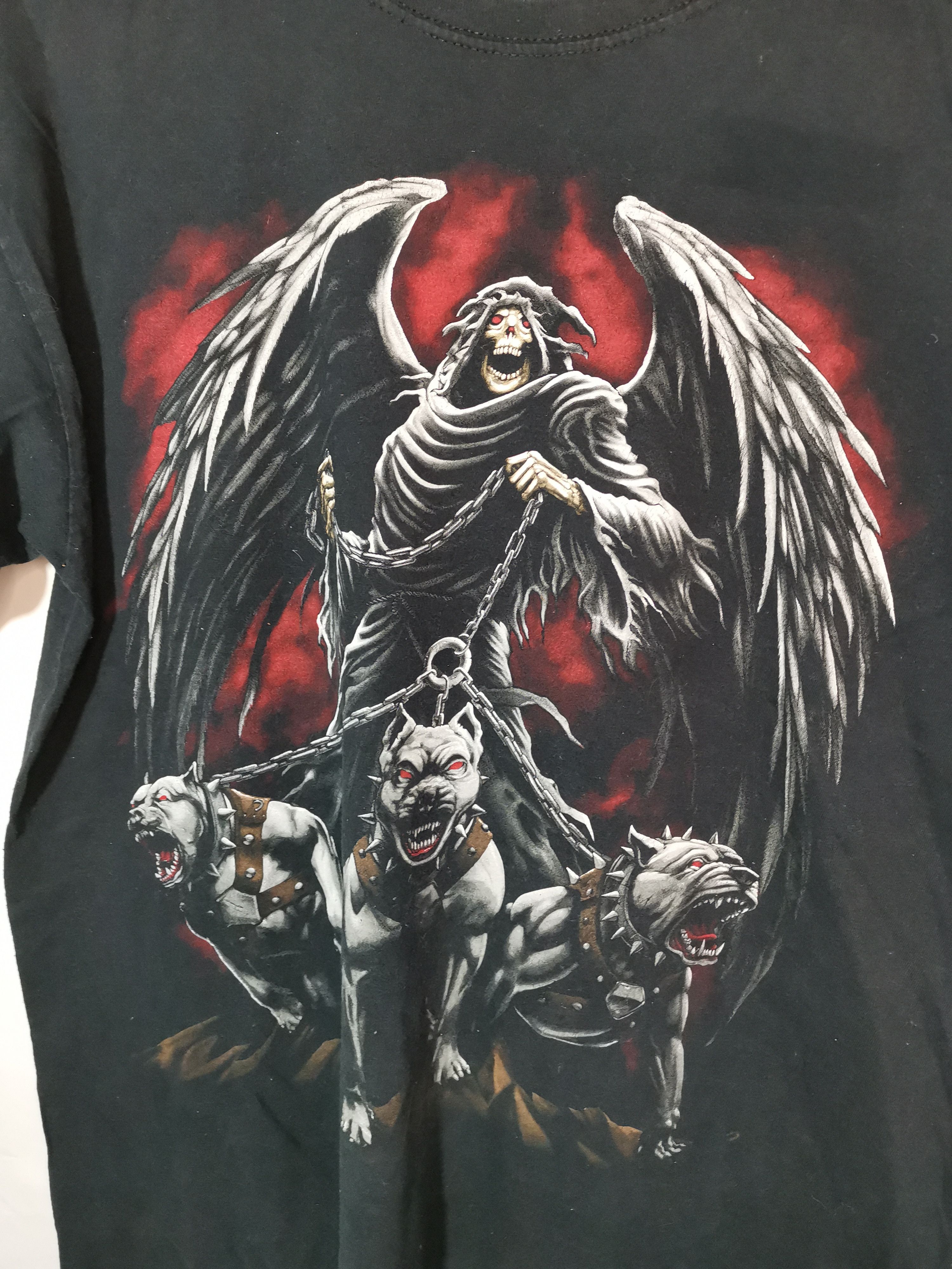 Fruit Of The Loom Vintage Death Angel Tshirt Size US L / EU 52-54 / 3 - 1 Thumbnail