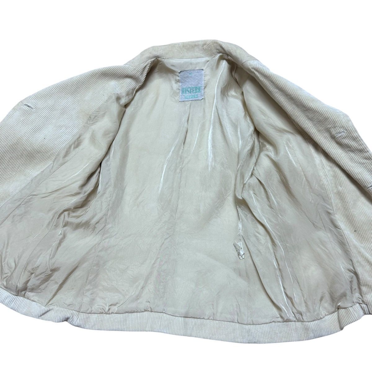 Hysteric Glamour 90s Hysteric Glamour Corduroy Double Breast Peacot Jacket Size XS / US 0-2 / IT 36-38 - 15 Thumbnail