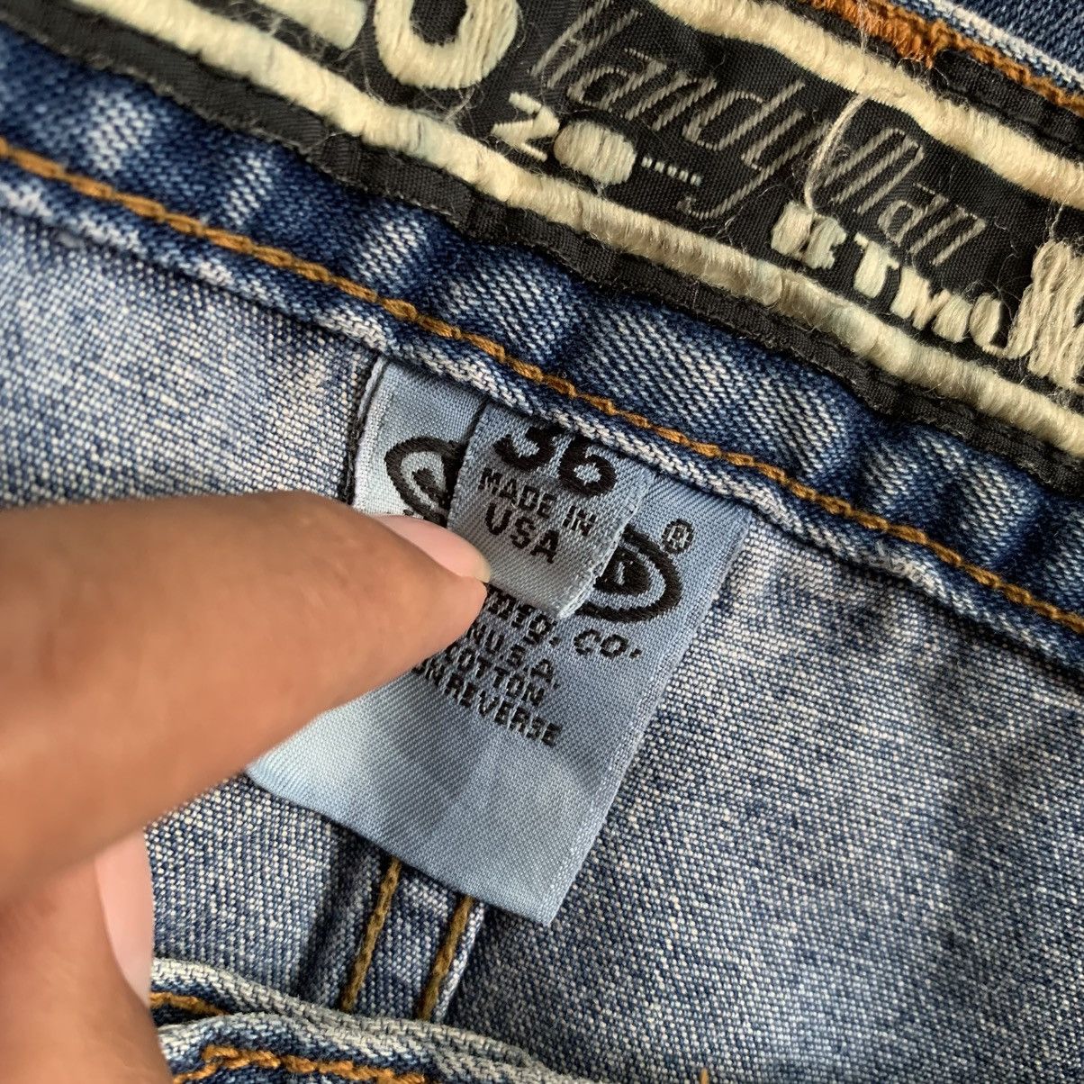 JNCO Y2K JNCO handy Man Big Pocket Reflective Baggy Denim Pants Size US 36 / EU 52 - 10 Thumbnail