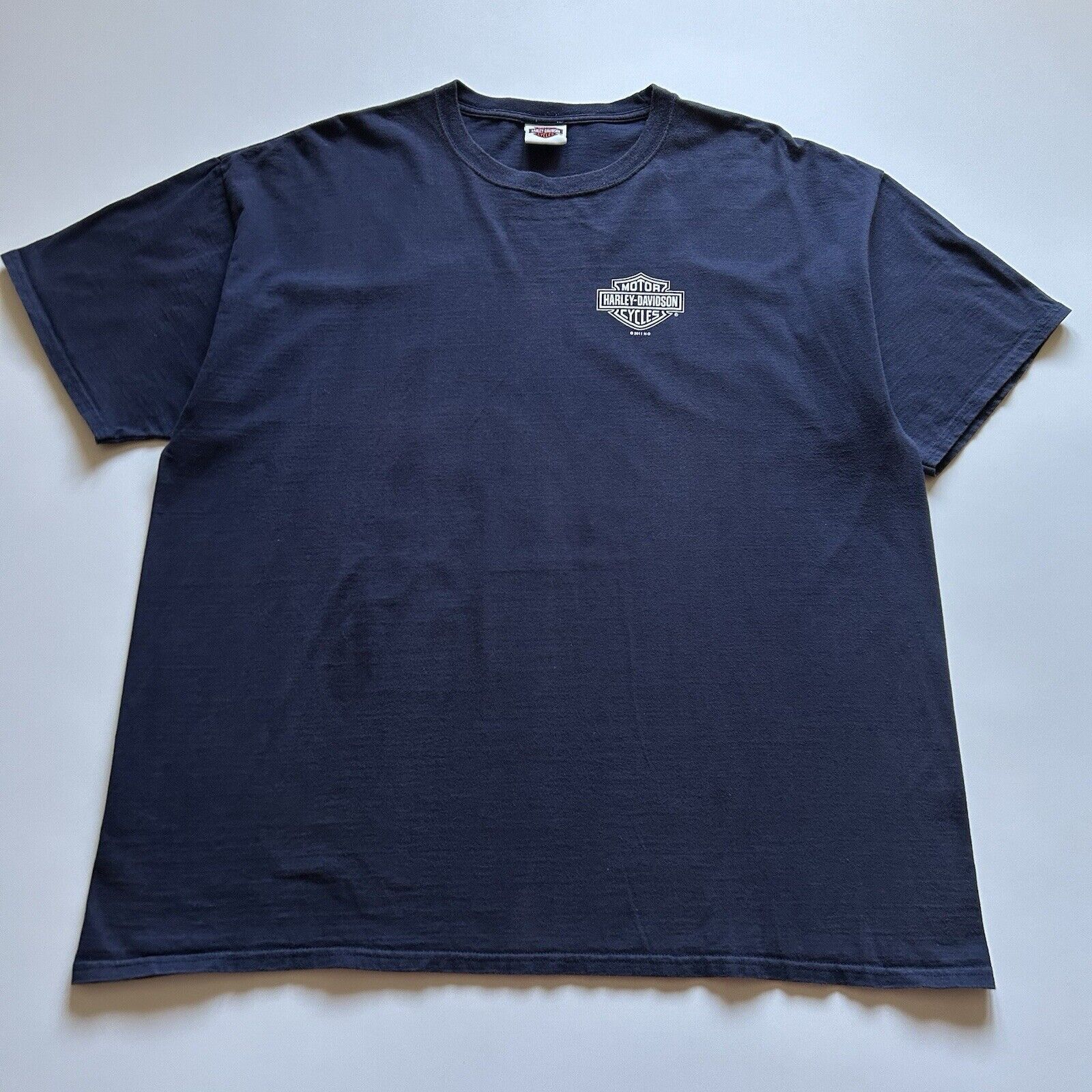 Harley Davidson Vintage Y2K Harley Davidson Motorcycles Graphic T Shirt XXL Size US XXL / EU 58 / 5 - 3 Thumbnail