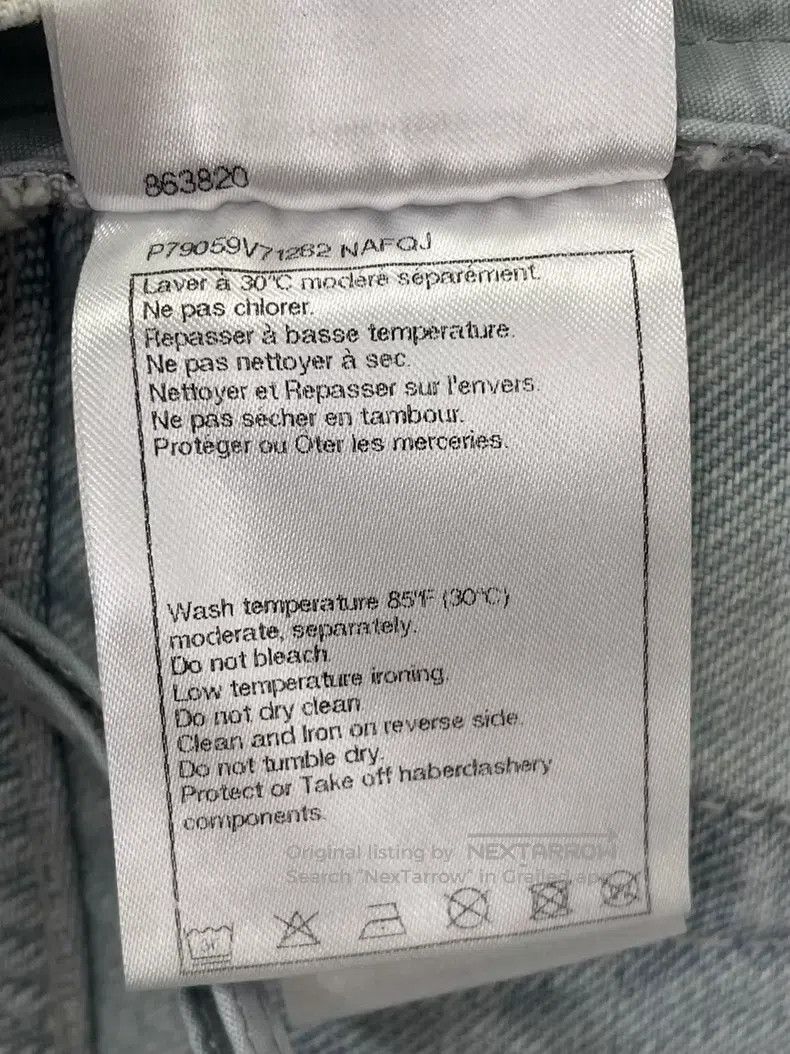 Chanel Chanel 25P light pearl chain jeans Size 25" / US 0 / IT 36 - 5 Thumbnail
