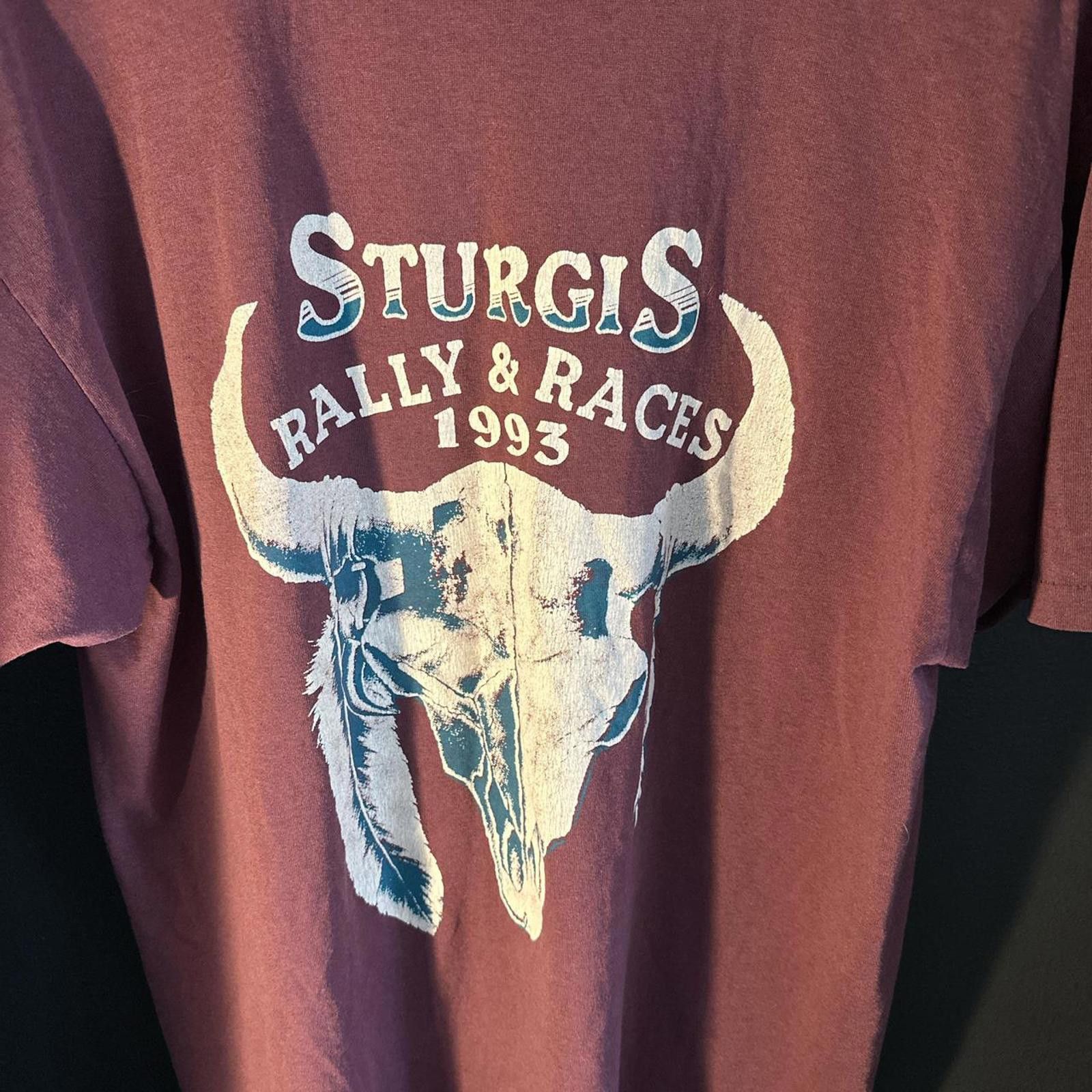 Other Vintage 1993 Sturgis Black Hills Rally T-Shirt Size XL Size US XL / EU 56 / 4 - 6 Thumbnail