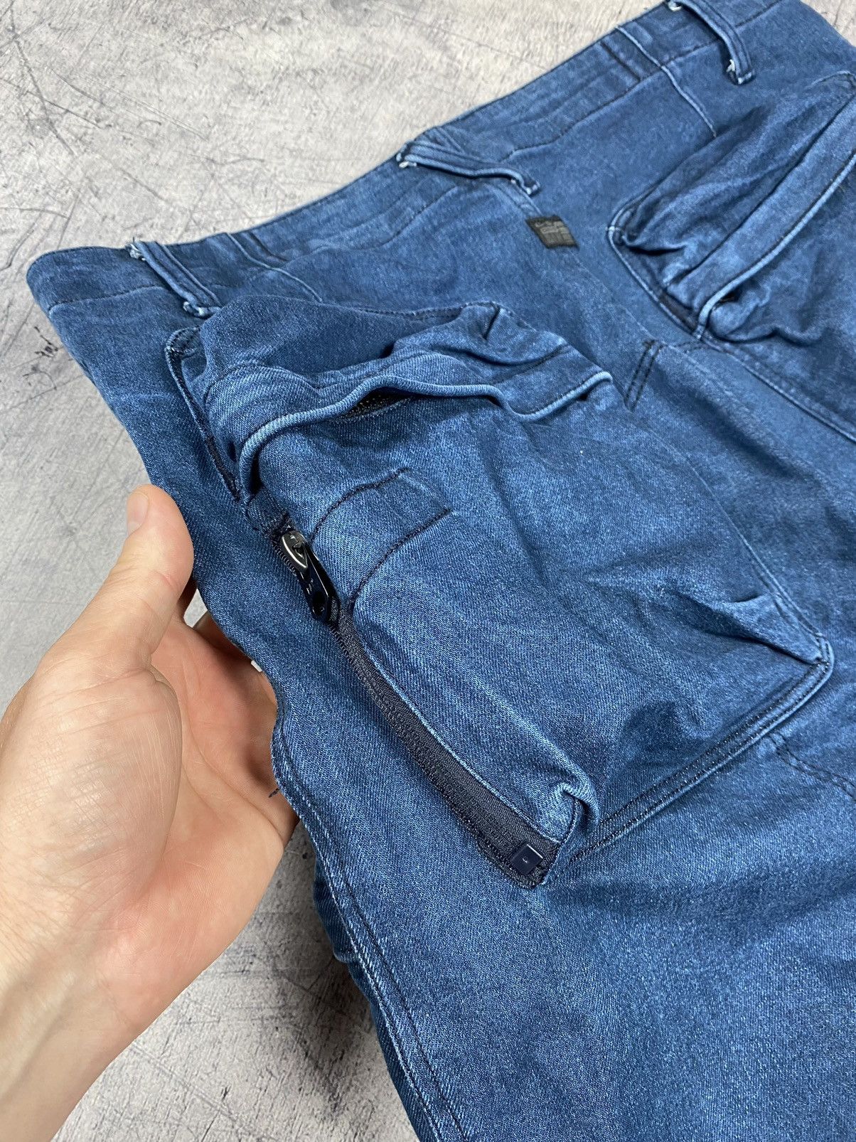 G-Star Vintage G-Star Raw 3D Avant Garde Y2K Zip Cargo Pants Jeans Size US 34 / EU 50 - 14 Thumbnail