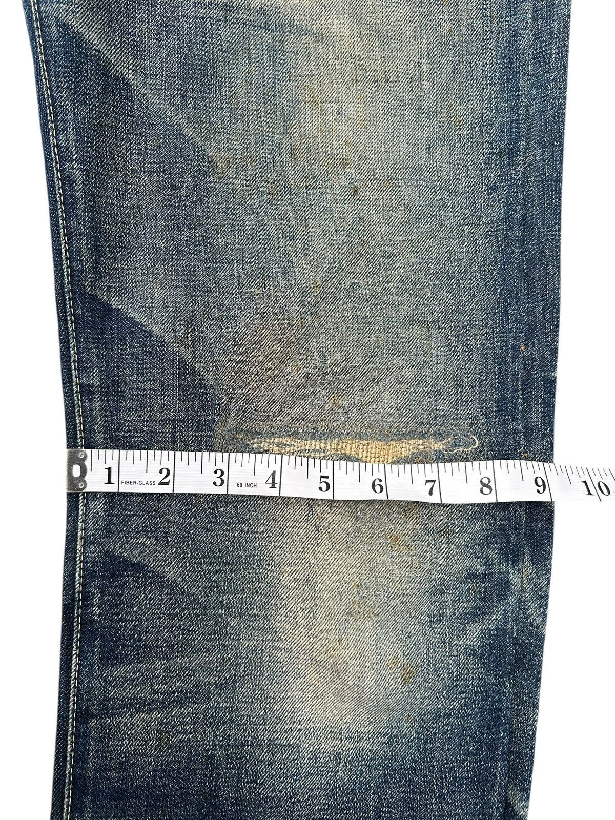 Kapital Vintage Levis Big E 501 Selvedge Distressed Denim Jeans Size US 32 / EU 48 - 22 Thumbnail
