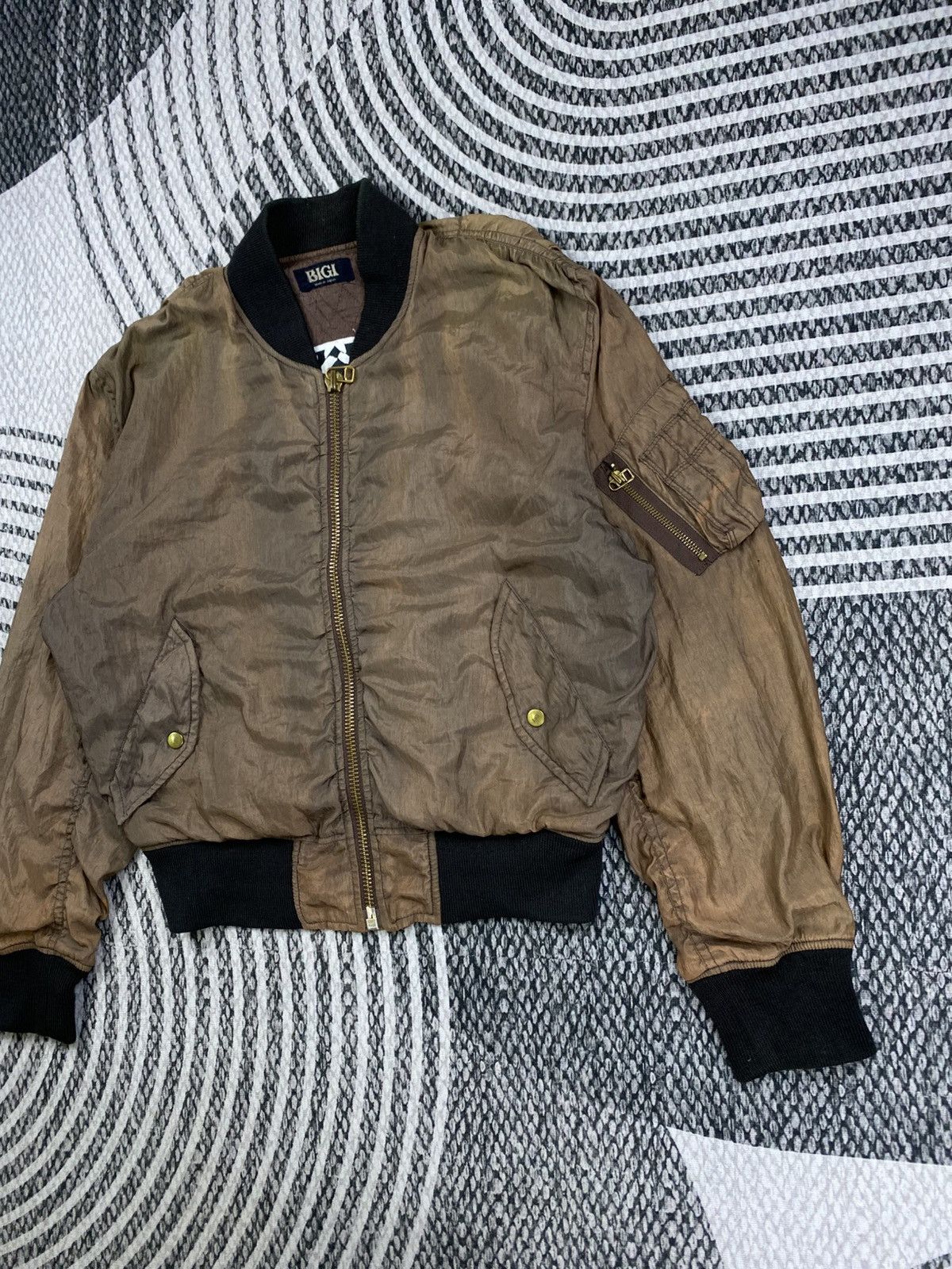 BIGI Vintage BIGI World Series Base Ball Bombers Jacket Size US L / EU 52-54 / 3 - 4 Thumbnail