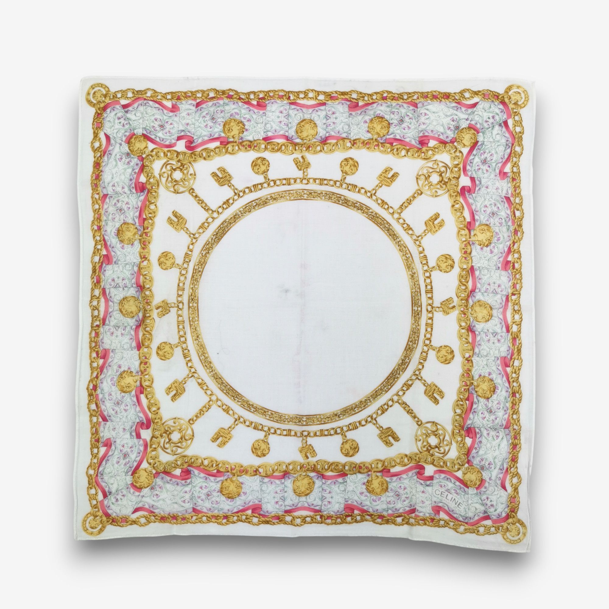 Celine Vintage Celine Handkerchief Pocket Square Bandana Size ONE SIZE - 1 Thumbnail