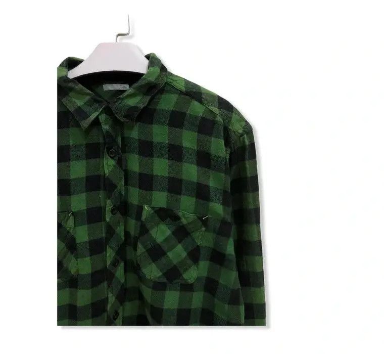 Vintage Vintage Plaid Tartan Flannel Shirt 👕 Size US M / EU 48-50 / 2 - 2 Thumbnail