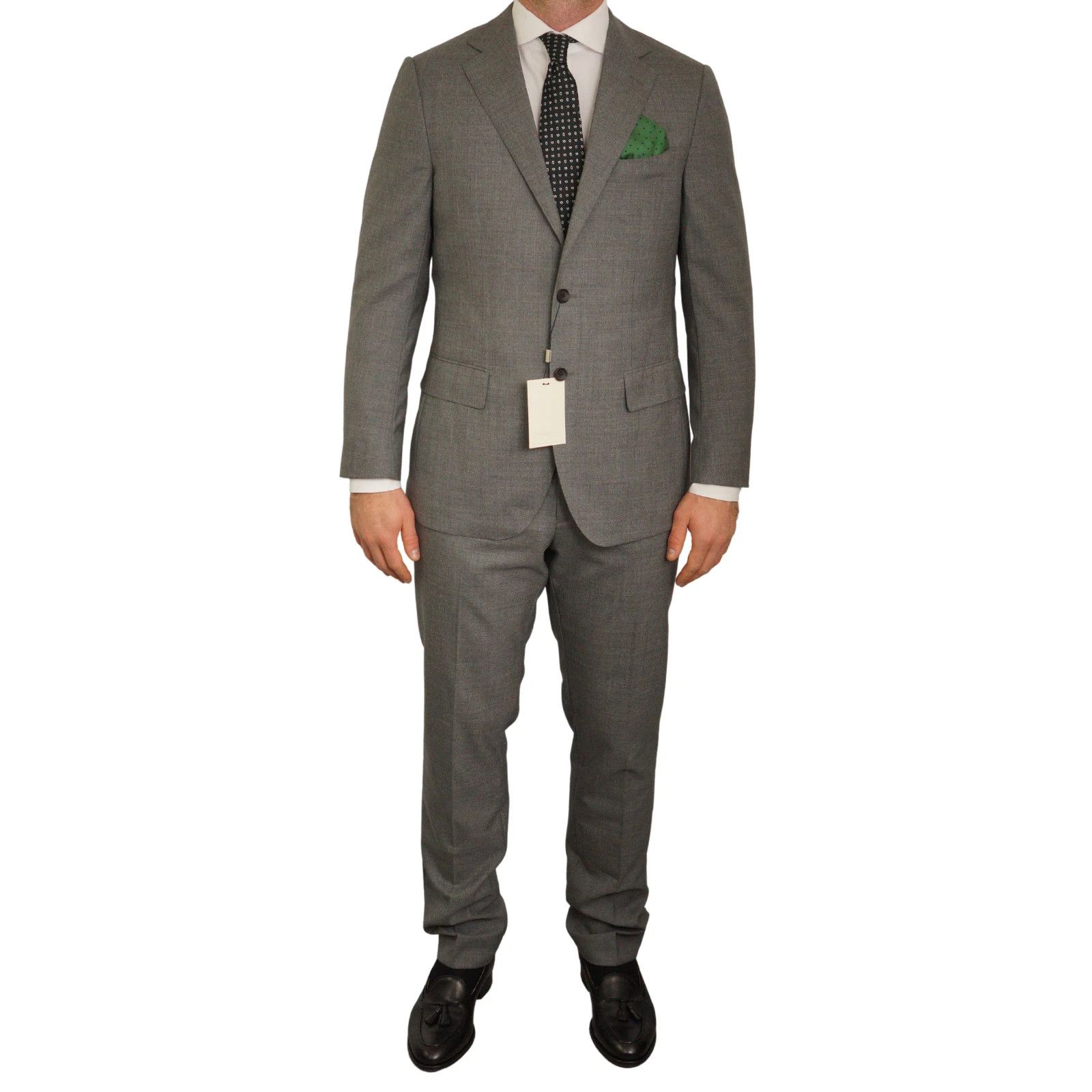 Suitsupply Men Suitsupply Suit Lazio Single Breasted Grey Wool US42 Size 42R - 1 Thumbnail