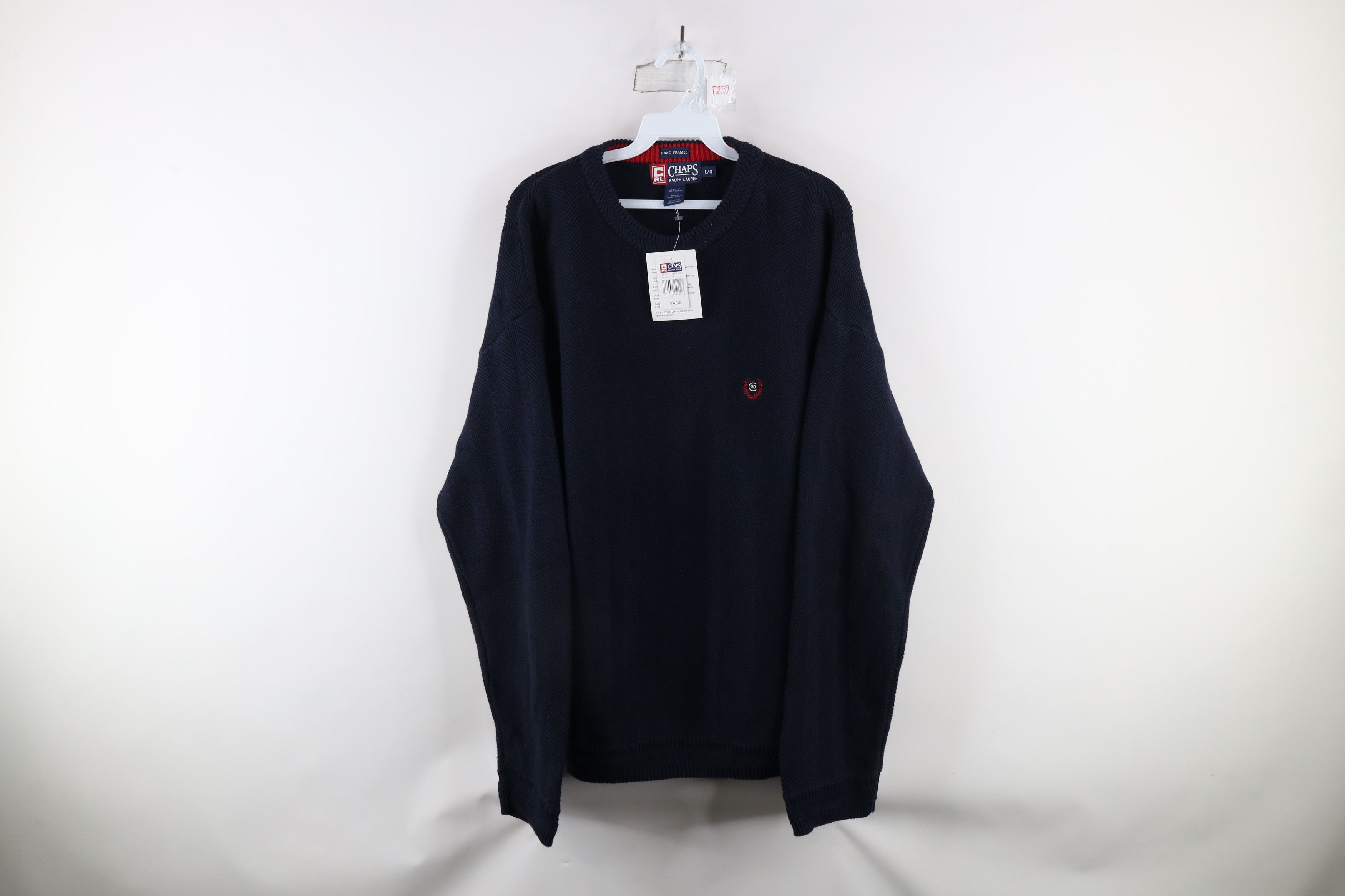 Ralph Lauren × Vintage Deadstock Vintage 90s Chaps Ralph Lauren Knit Sweater Size US L / EU 52-54 / 3 - 1 Thumbnail