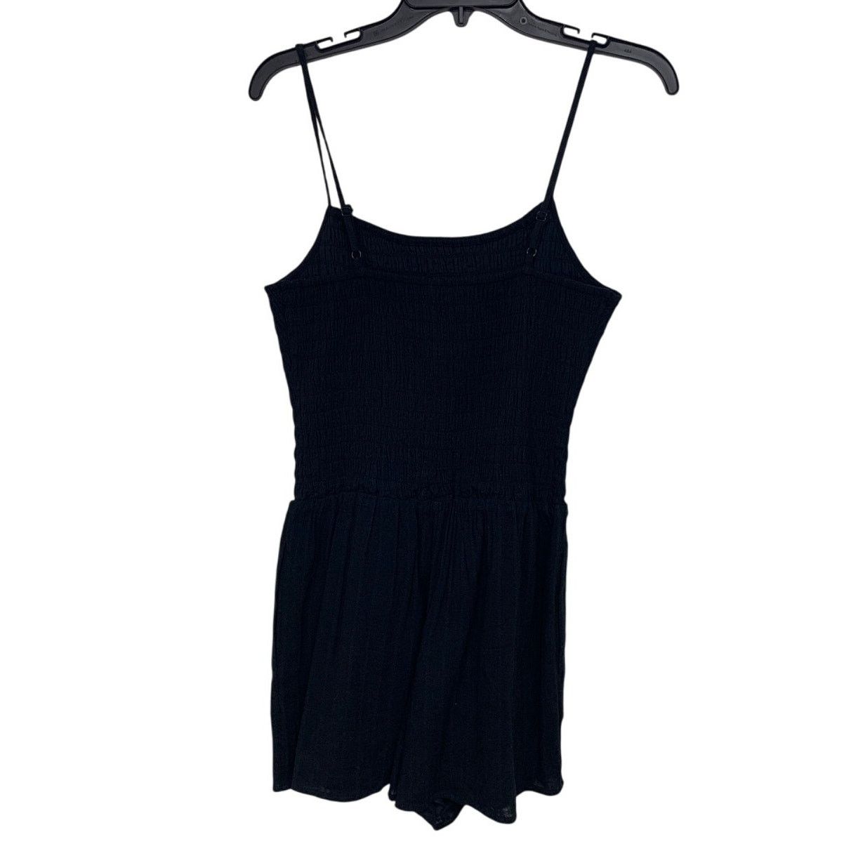 American Eagle Outfitters New American Eagle Womens Medium Black Smocked Mini Dress Size M / US 6-8 / IT 42-44 - 2 Thumbnail
