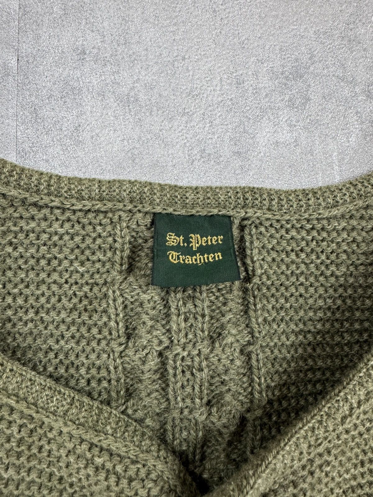 Designer × Vintage Vintage St Peter Trachten Sweater Green Vest Mens size XL Size US XL / EU 56 / 4 - 2 Thumbnail