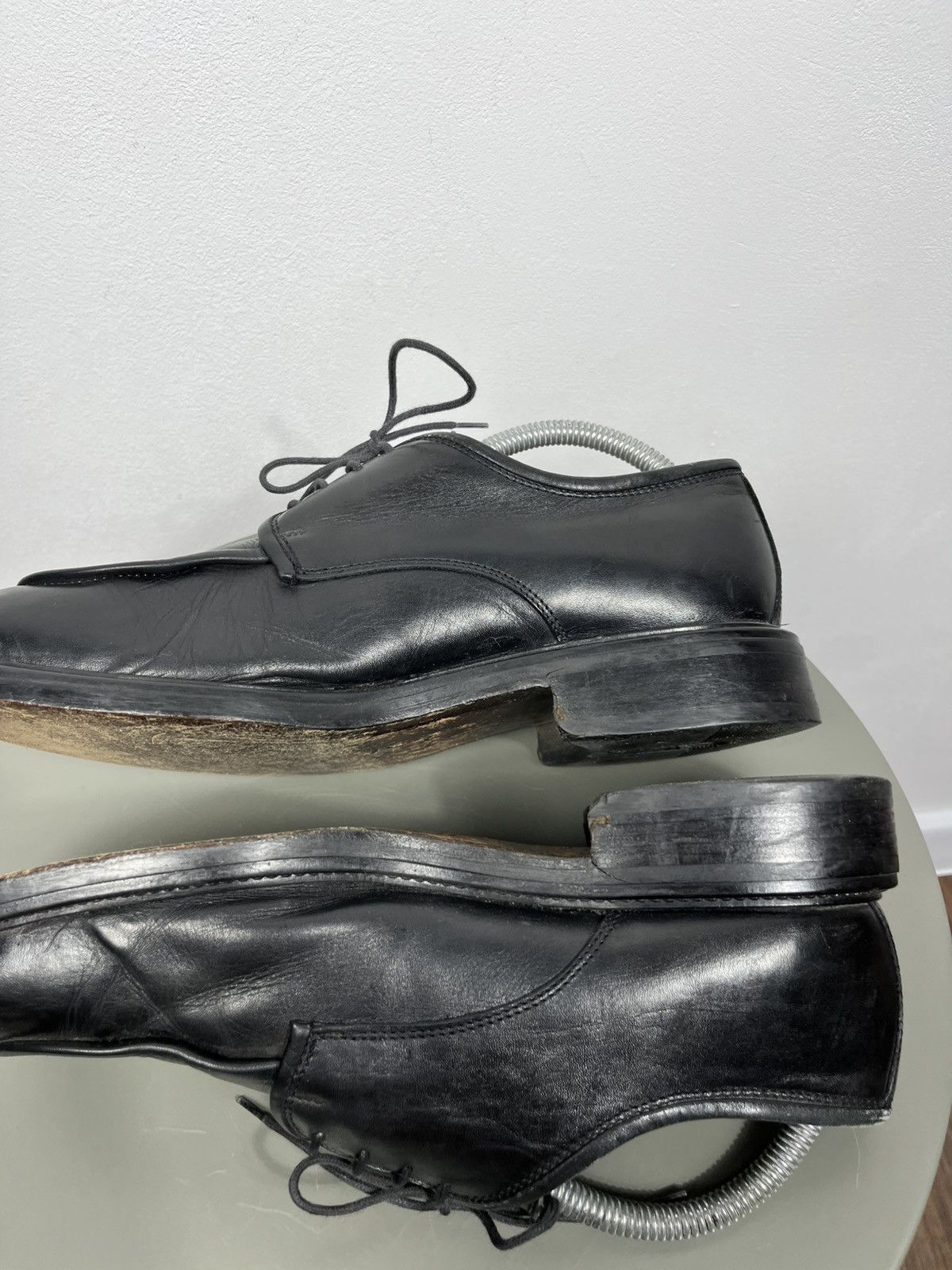 Clarks Clarks Black Leather Derby Shoes Men’s 9.5 Size US 9.5 / EU 42-43 - 11 Thumbnail