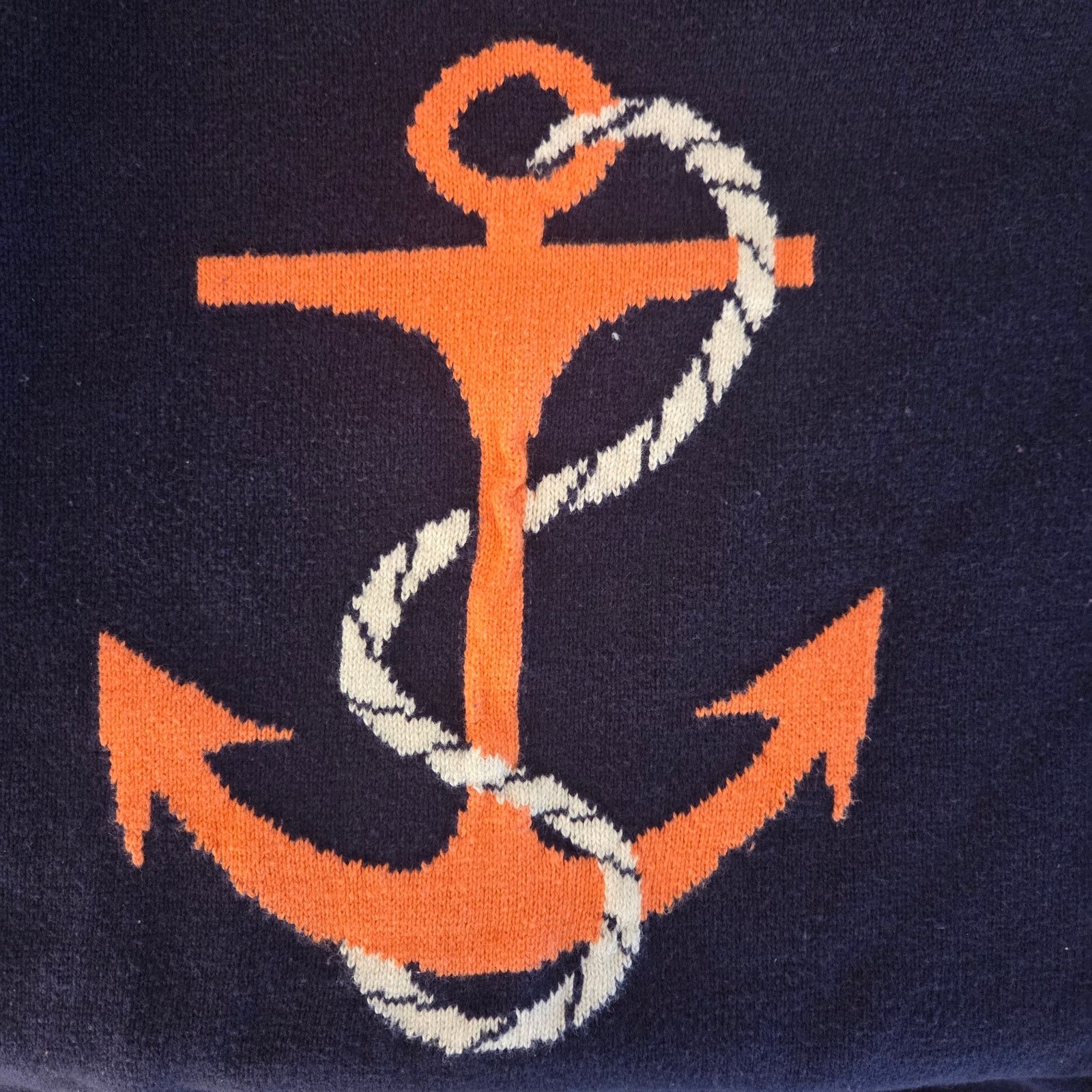Tommy Hilfiger Chic Tommy Hilfiger Navy Blue Anchor Design Sweater Size L / US 10 / IT 46 - 4 Thumbnail
