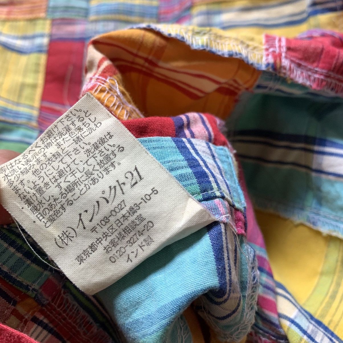 Vintage 2000s Polo Ralph Lauren Multiplaid Patchwork Madras Size US L / EU 52-54 / 3 - 9 Thumbnail