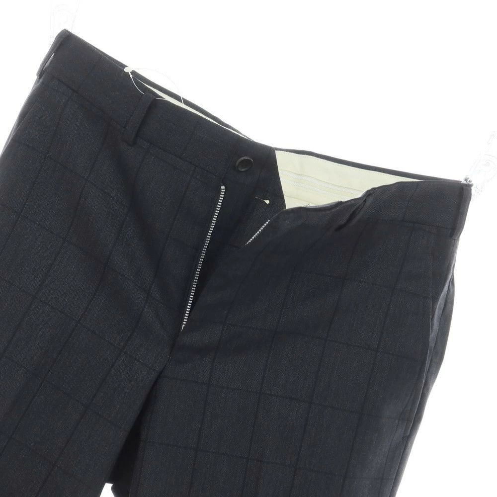 Comme des Garcons Homme Deux Casual Pants Wool Slacks Zipper Dark Gray x Black Size US 32 / EU 48 - 4 Thumbnail