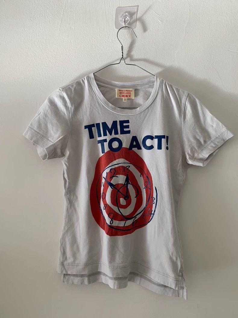 Vivienne Westwood Vivienne Westwood Vintage Clock Print T-shirt - dmc Size S / US 4 / IT 40 - 1 Thumbnail