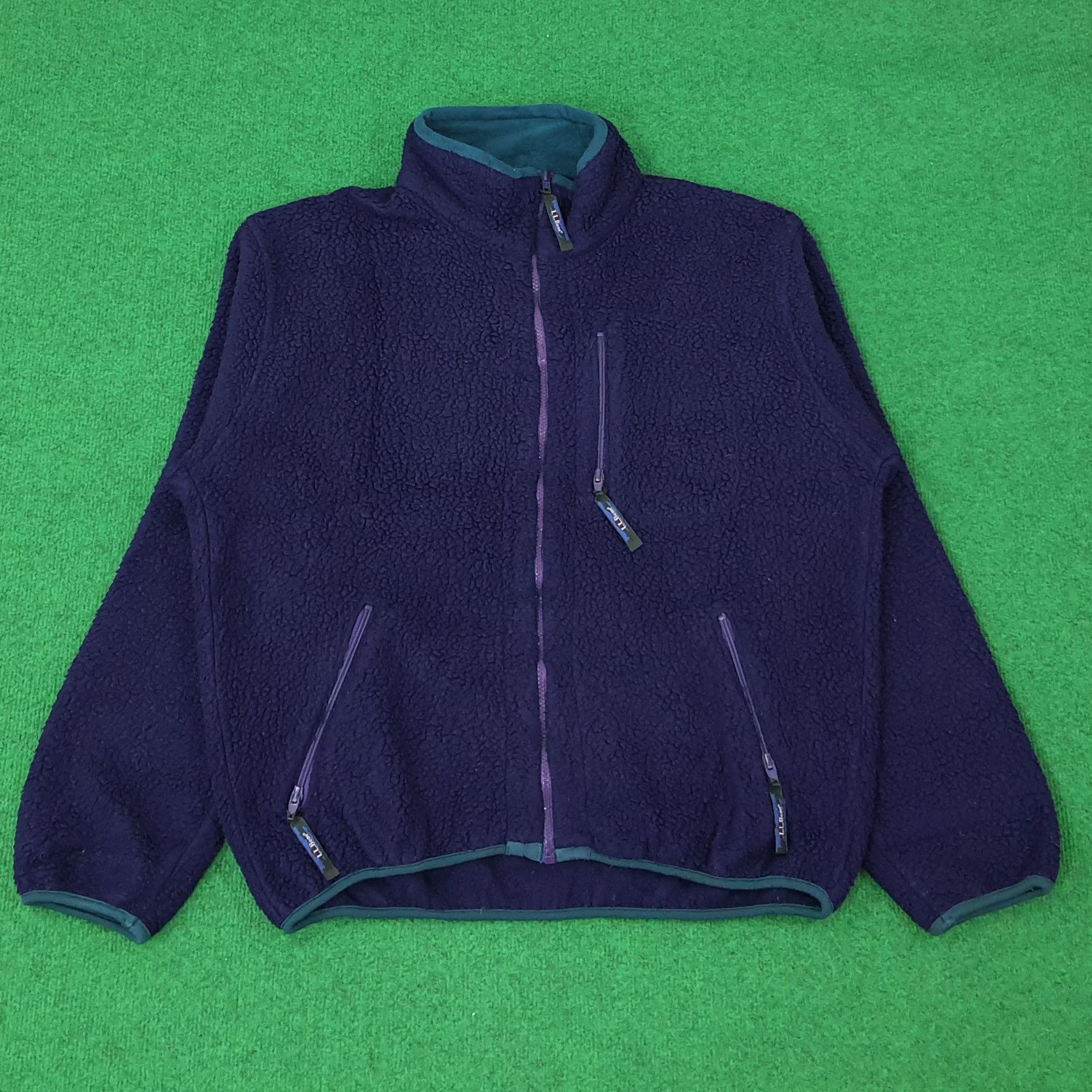 Vintage L.L. Bean Outdoor Zipper Fleece Jacket C248N5