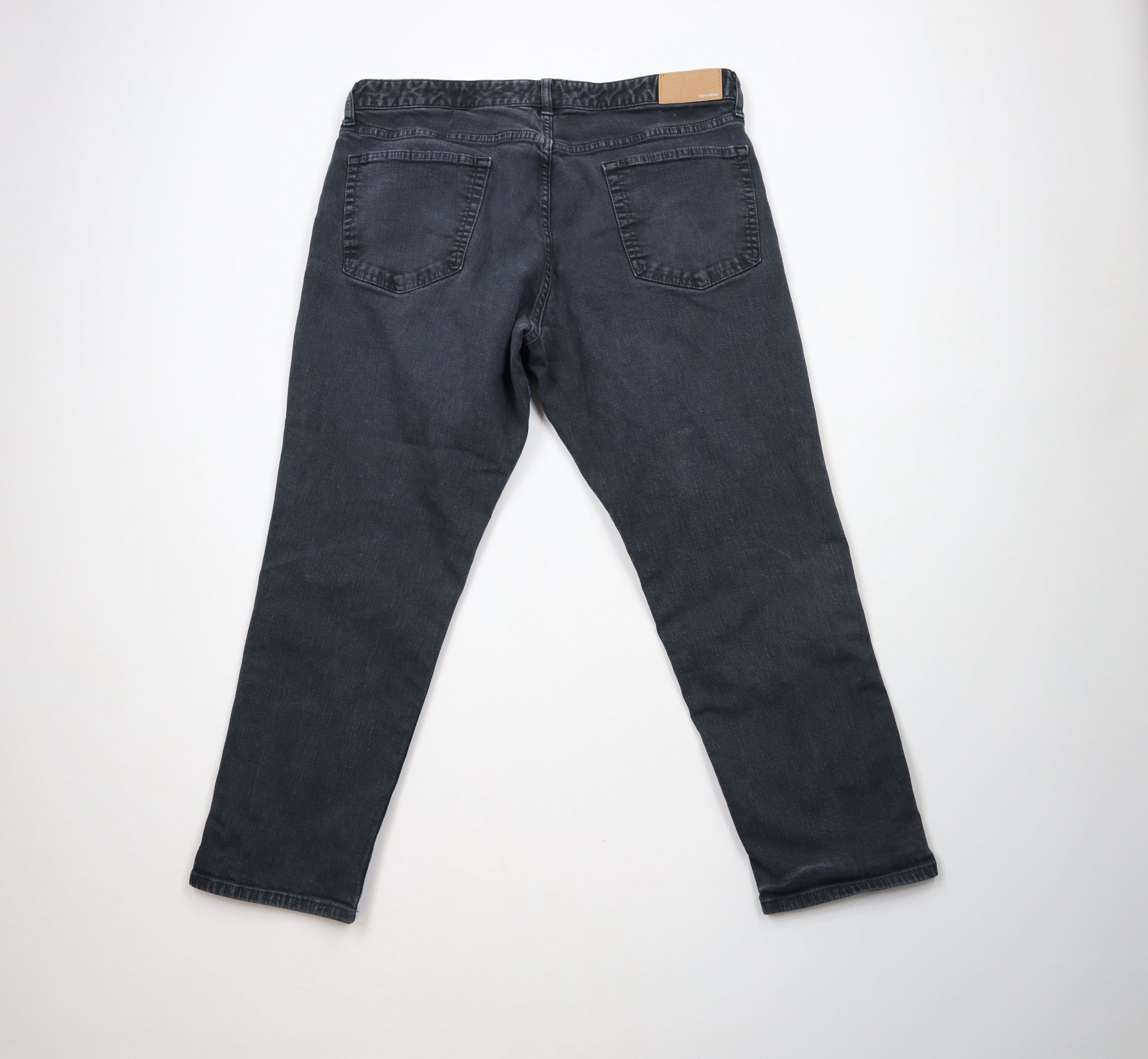 Bonobos × Vintage Bonobos Athletic Fit Stretch Straight Leg Denim Jeans Black Size US 36 / EU 52 - 7 Thumbnail