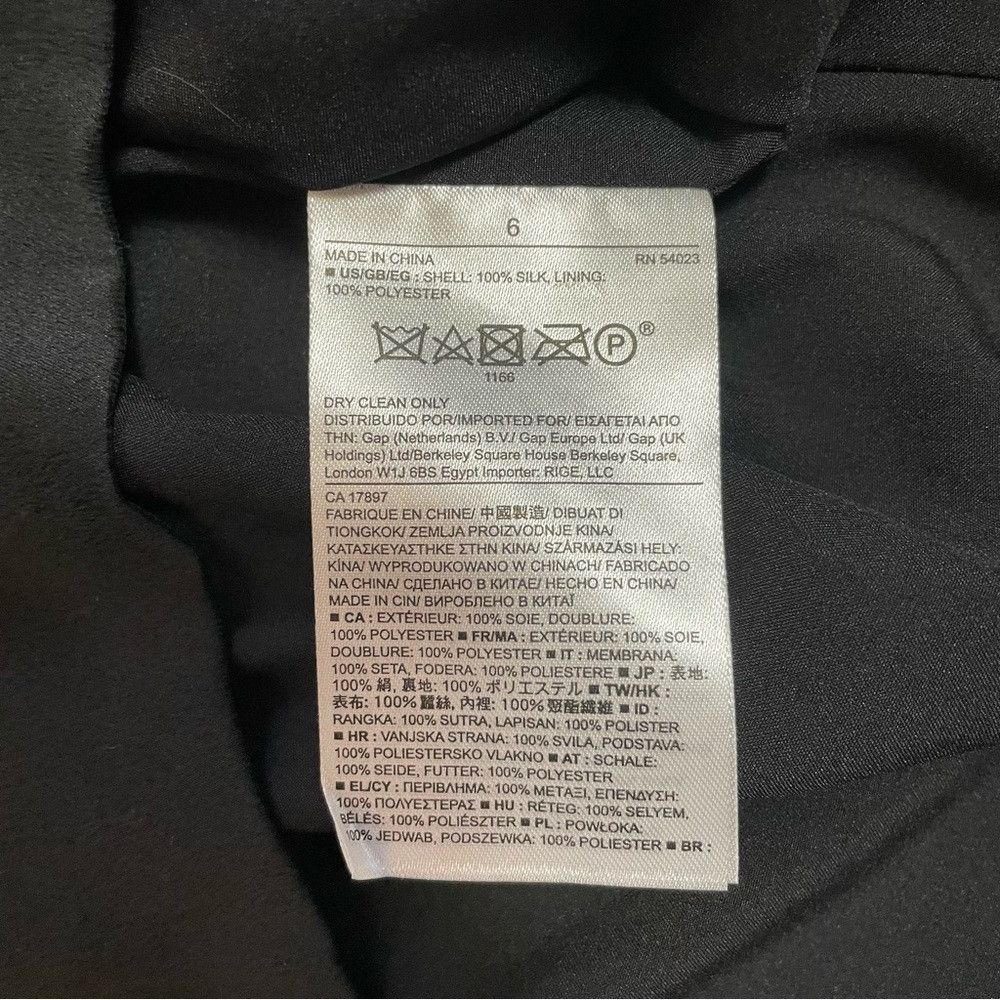 Banana Republic NWT New Banana Republic BR Monogram Silk Black Strap Dress Size M / US 6-8 / IT 42-44 - 9 Thumbnail