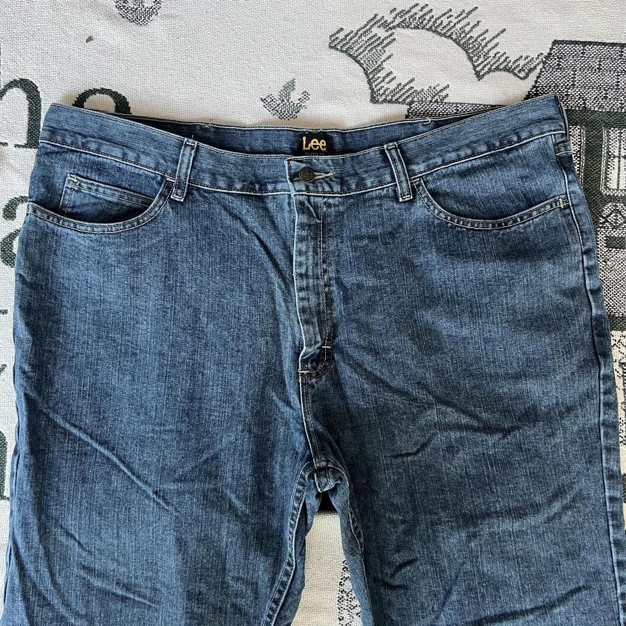Vintage Vintage Y2K/2000s Baggy Grunge Dark Wash Denim Jeans! Size US 42 / EU 58 - 5 Thumbnail