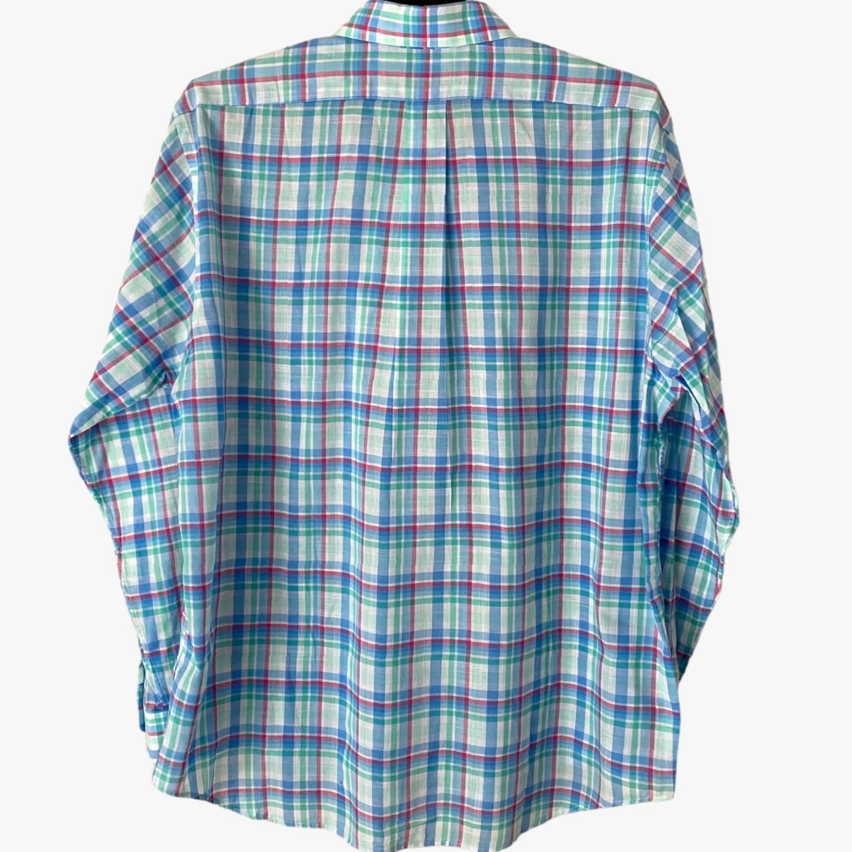 Vineyard Vines Vineyard Vines Tucker Shirt Slim Fit Blue Plaid Long-Sleeve Button-Down XL Men Size US XL / EU 56 / 4 - 3 Thumbnail