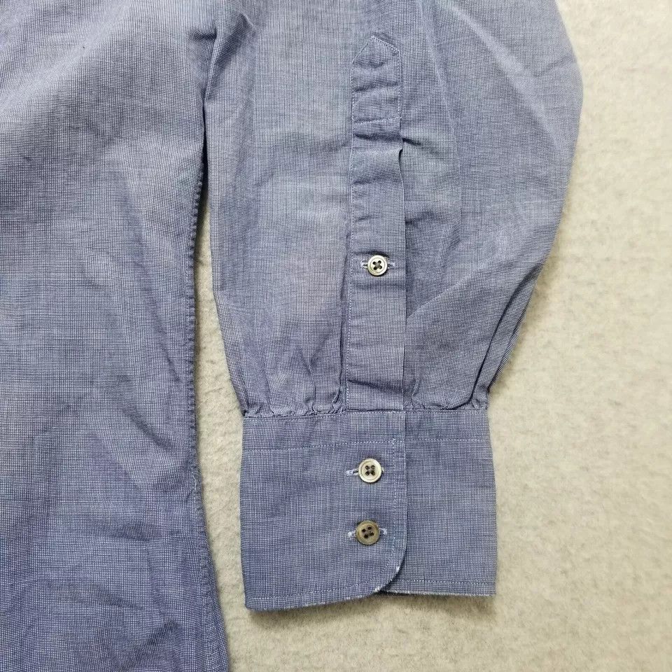 Other John W Nordstrom Shirt Mens 16-32 Blue Casual Button Up Size US S / EU 44-46 / 1 - 12 Thumbnail