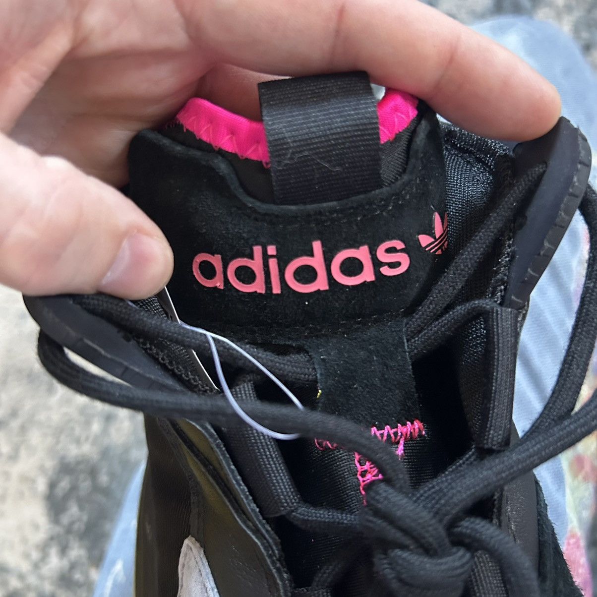 Adidas GiTD Adidas Streetball black pink glow in the dark air yeezy Size US 9.5 / EU 42-43 - 8 Thumbnail