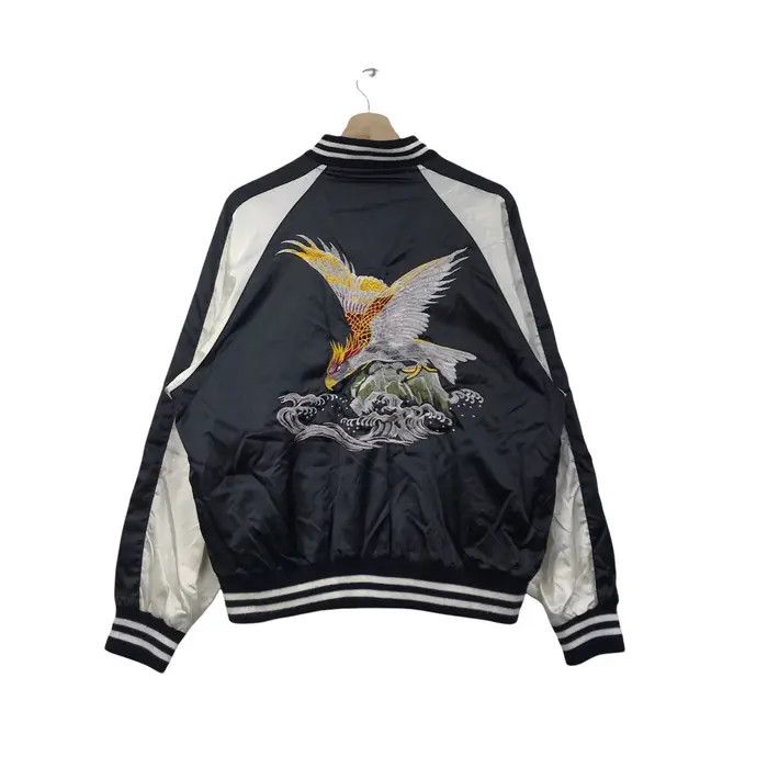 Japanese Brand Vtg SUKAJAN PHOENIX JAPAN Souvenir Embroidery Jacket Size US M / EU 48-50 / 2 - 1 Thumbnail