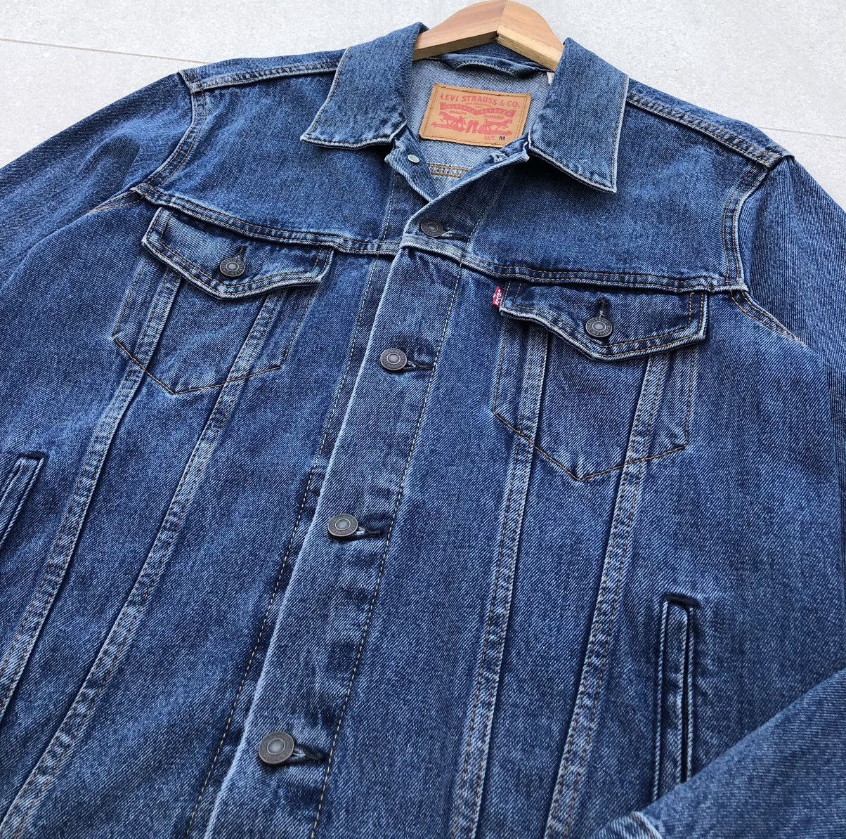 Levi's Vintage Clothing Levi's Denim Trucker Jacket Size US M / EU 48-50 / 2 - 12 Thumbnail