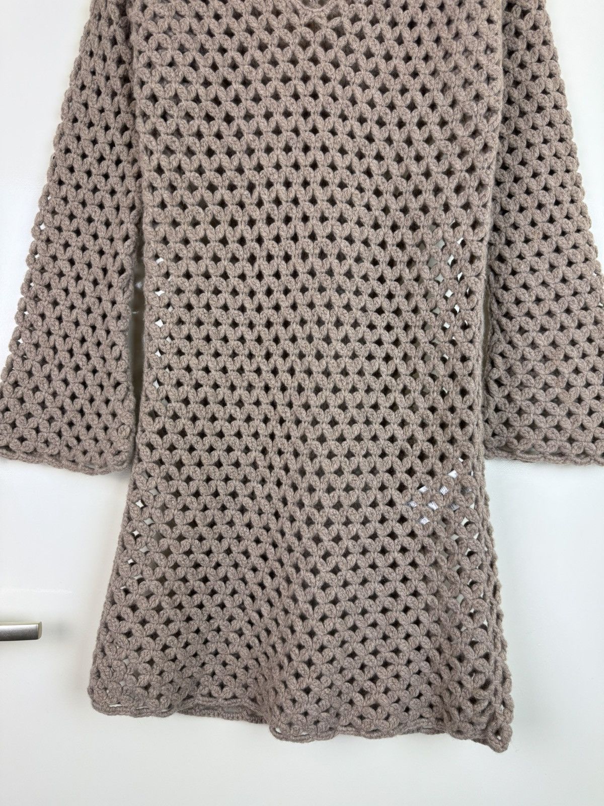By Malene Birger Malene Birger wool crochet knit sweater dress brown M Size M / US 6-8 / IT 42-44 - 10 Thumbnail