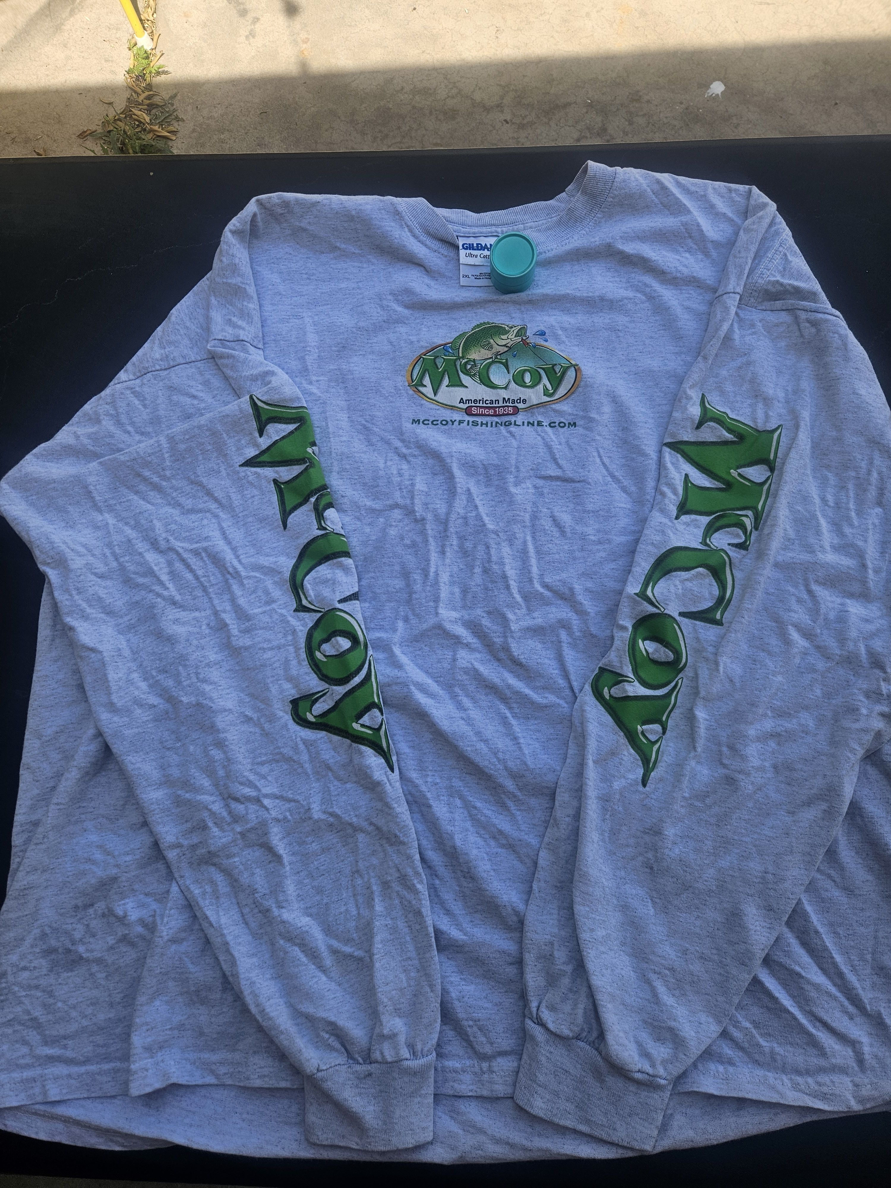 Gildan McCoy Fishing Line Y2K Long Sleeve Graphic Gildan Tee Size US XXL / EU 58 / 5 - 3 Thumbnail